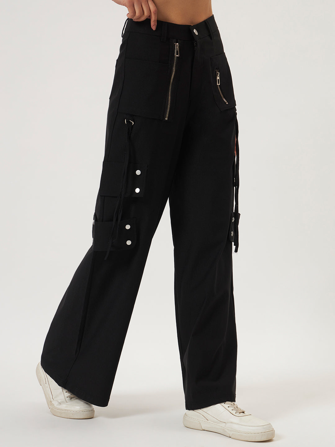 UTILITY STRAIGHT FIT CARGO BLACK