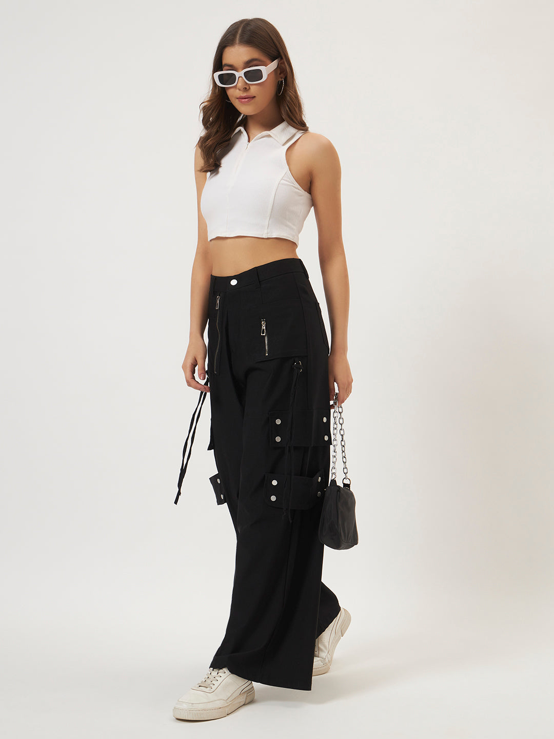 UTILITY STRAIGHT FIT CARGO BLACK