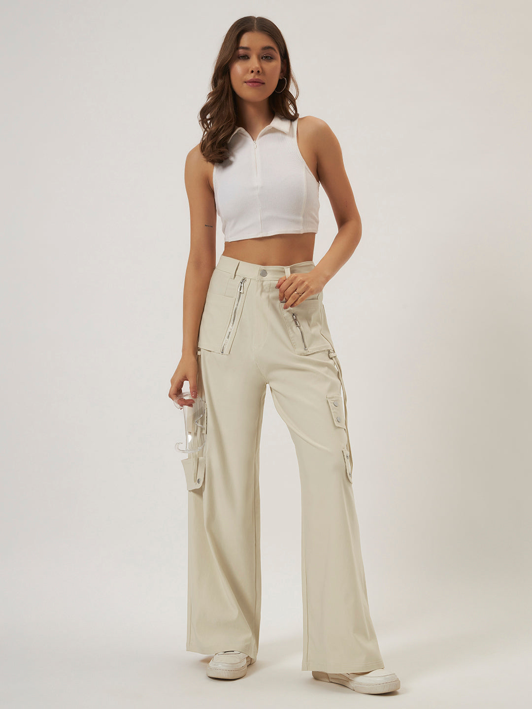 UTILITY STRAIGHT FIT CARGO BEIGE