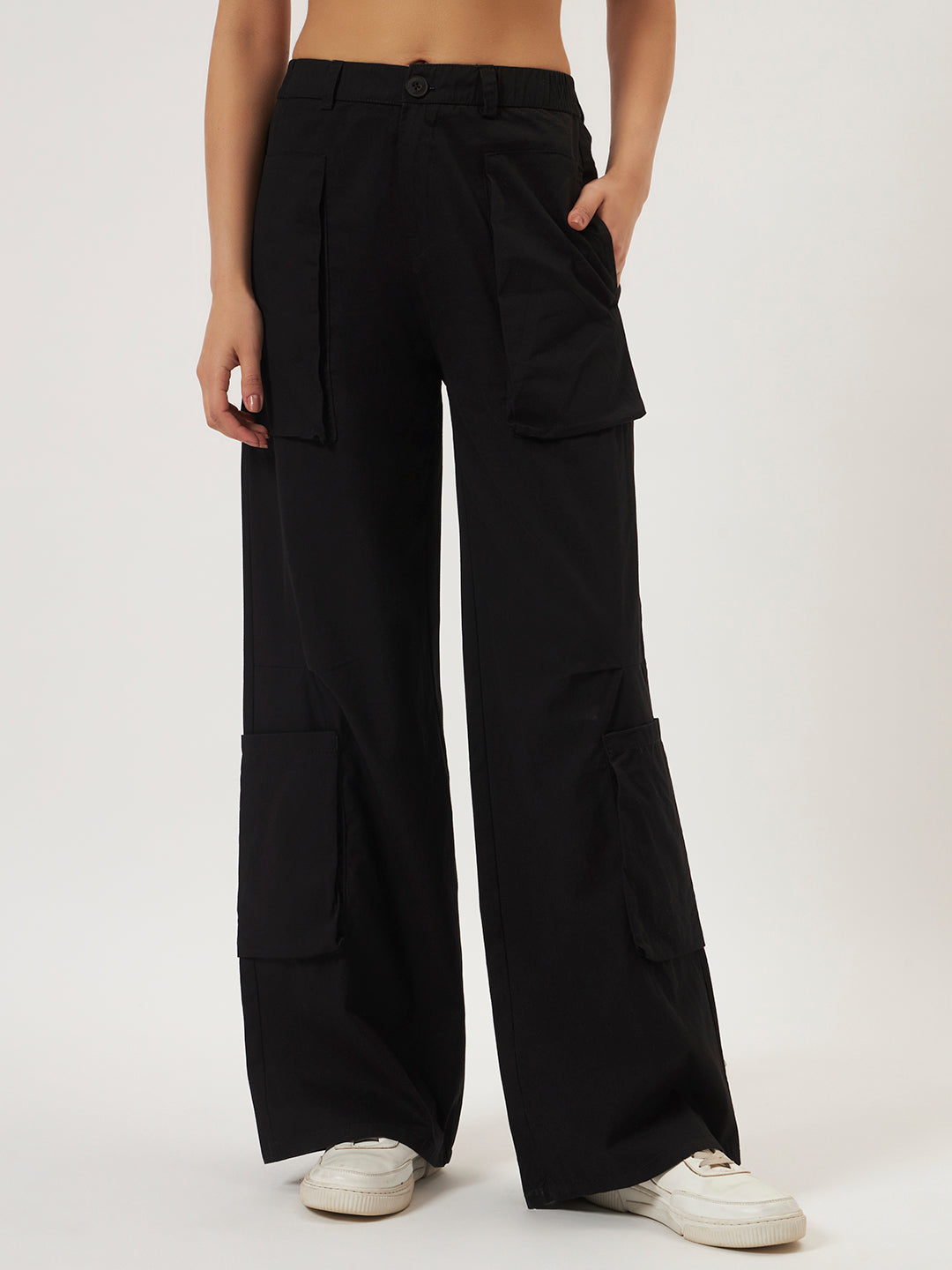 SIDECHICS NOMAD PAPER COTTON CARGO BLACK