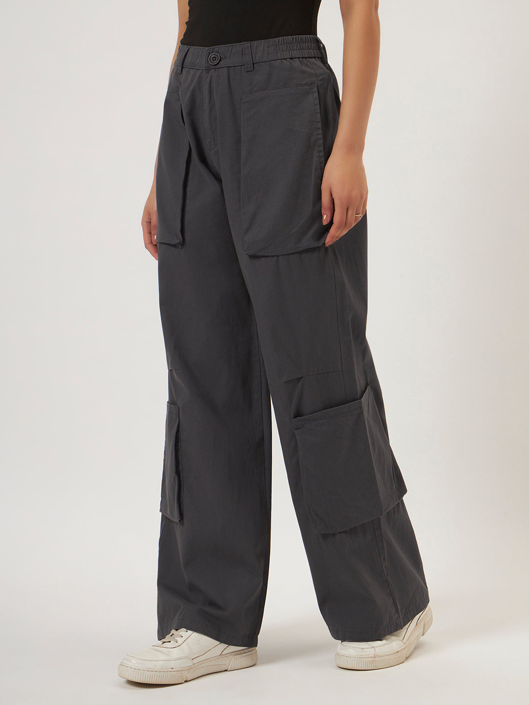 SIDECHICS NOMAD PAPER COTTON CARGO DAARK GREY