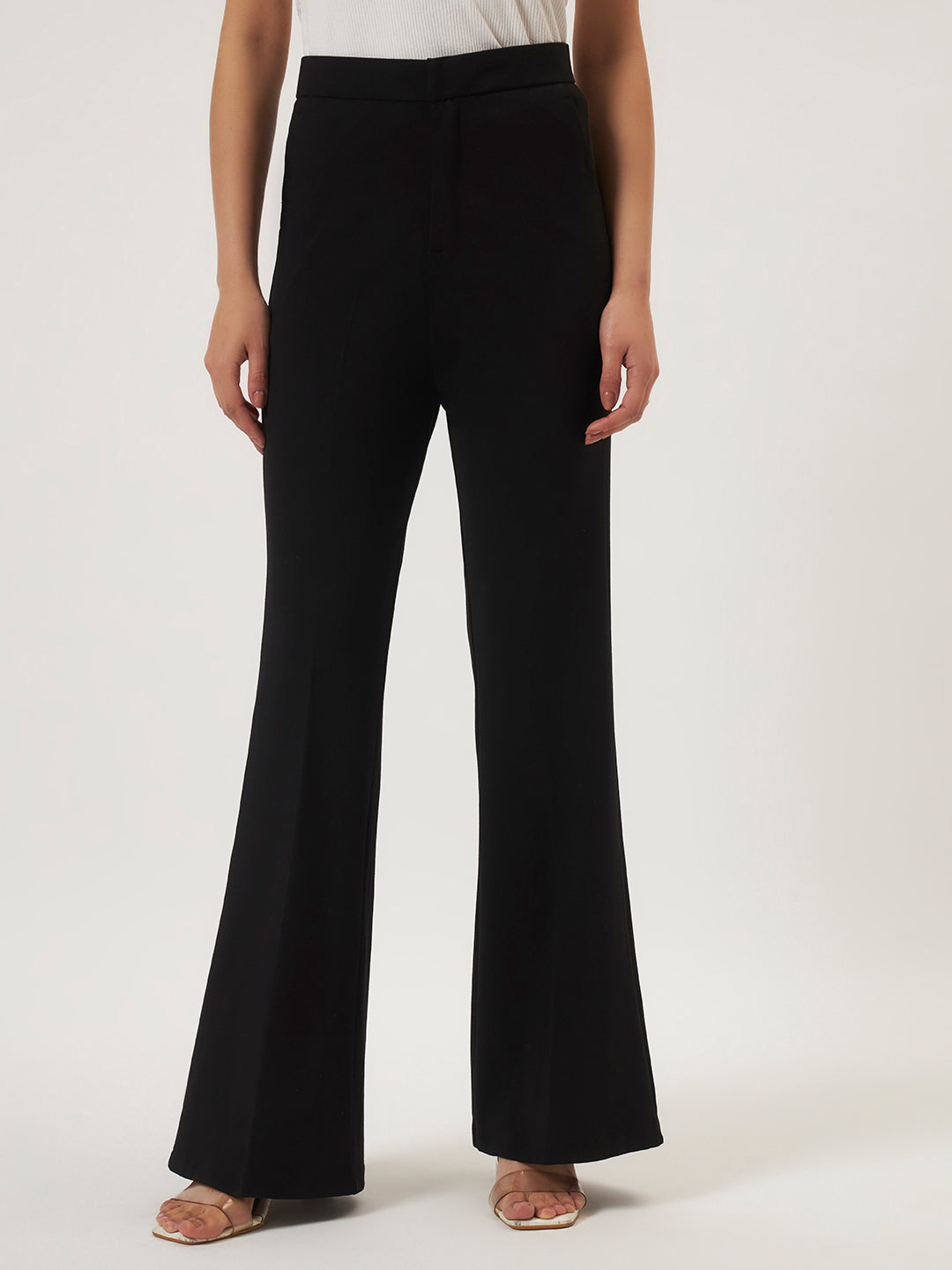 FLEXI FLARE PANTS BLACK