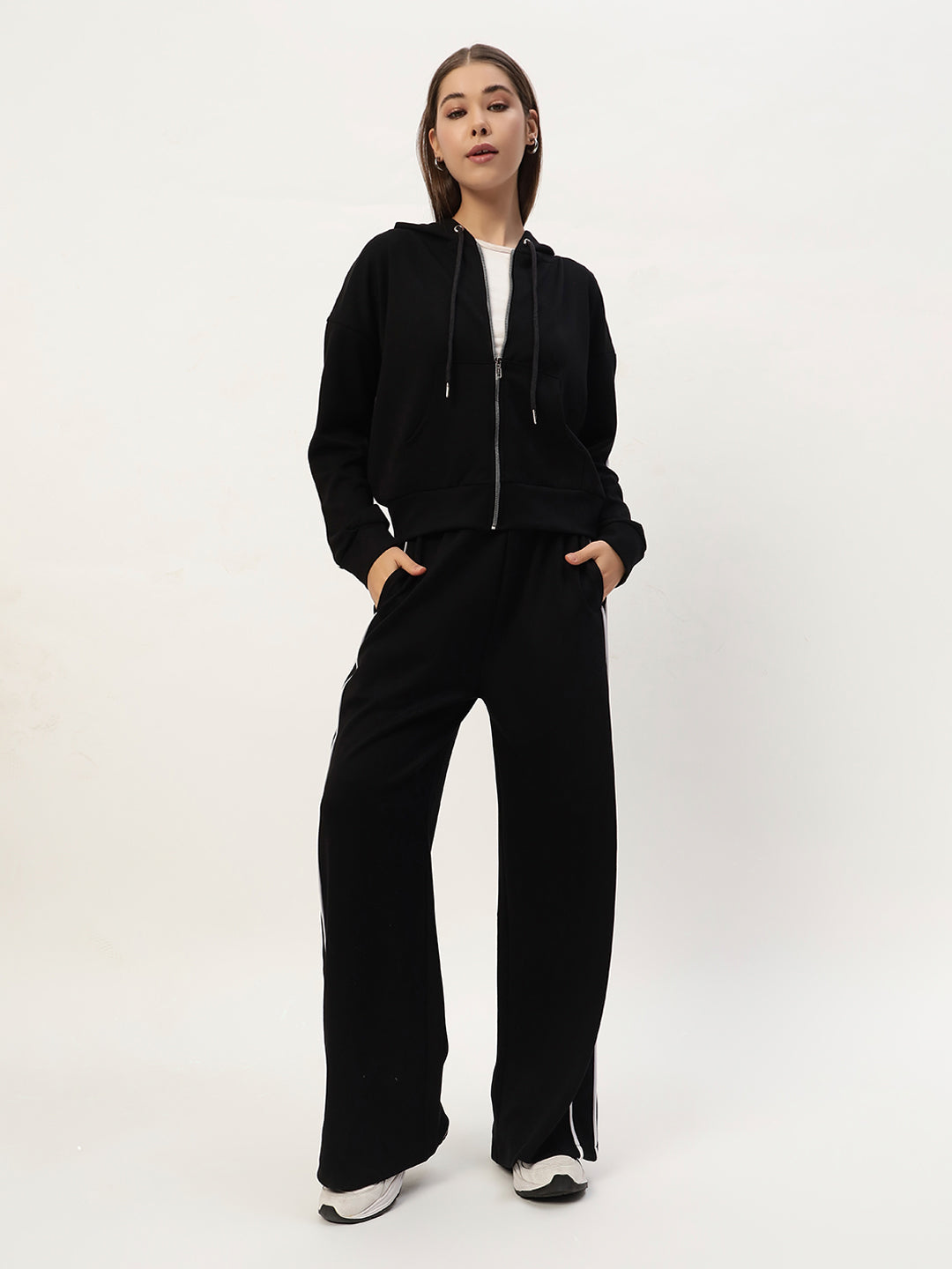 COMFY STREET CO ORD SET BLACK