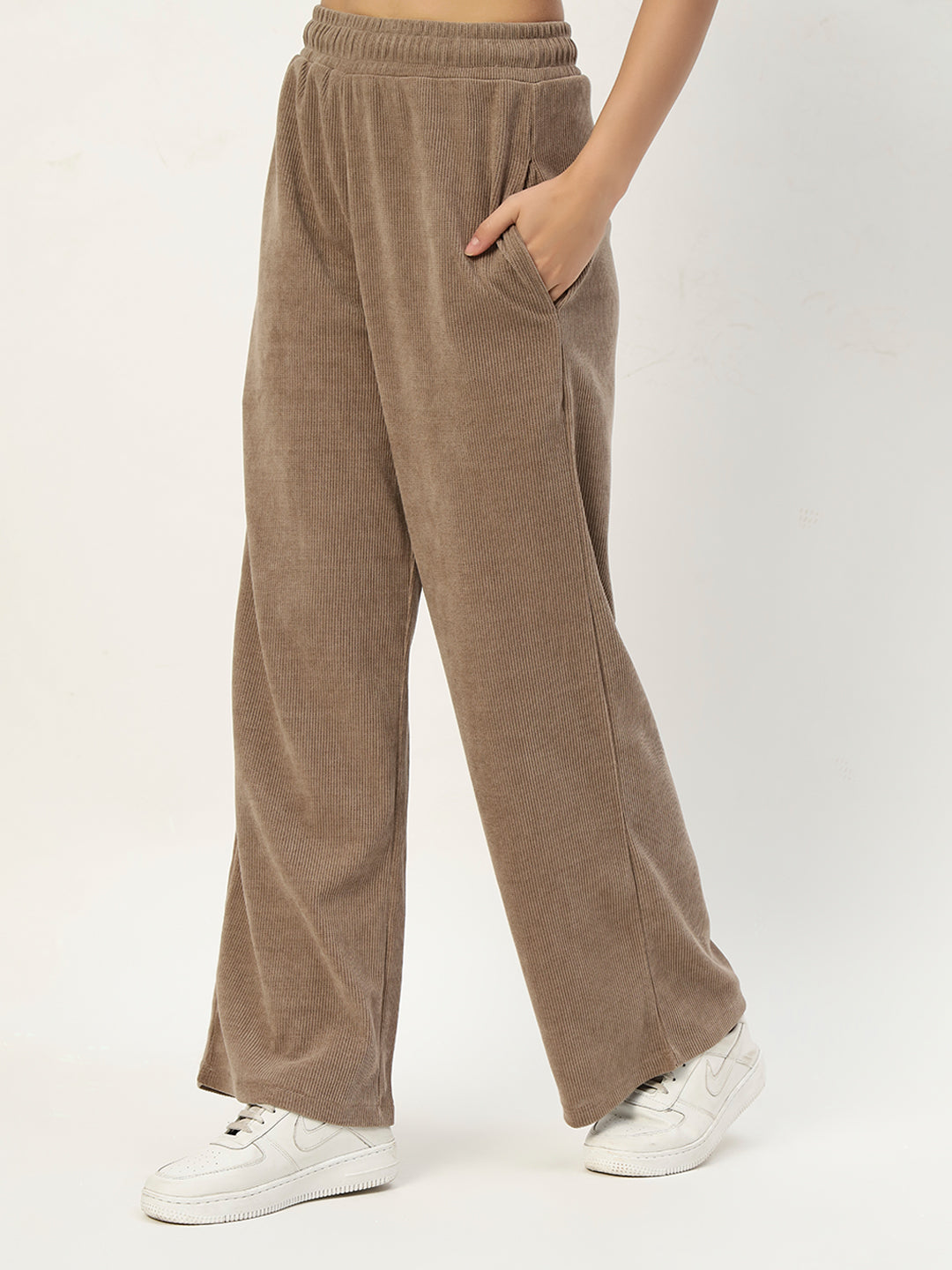 EVERYDAY WOOLEN CO ORD SET GREIGE