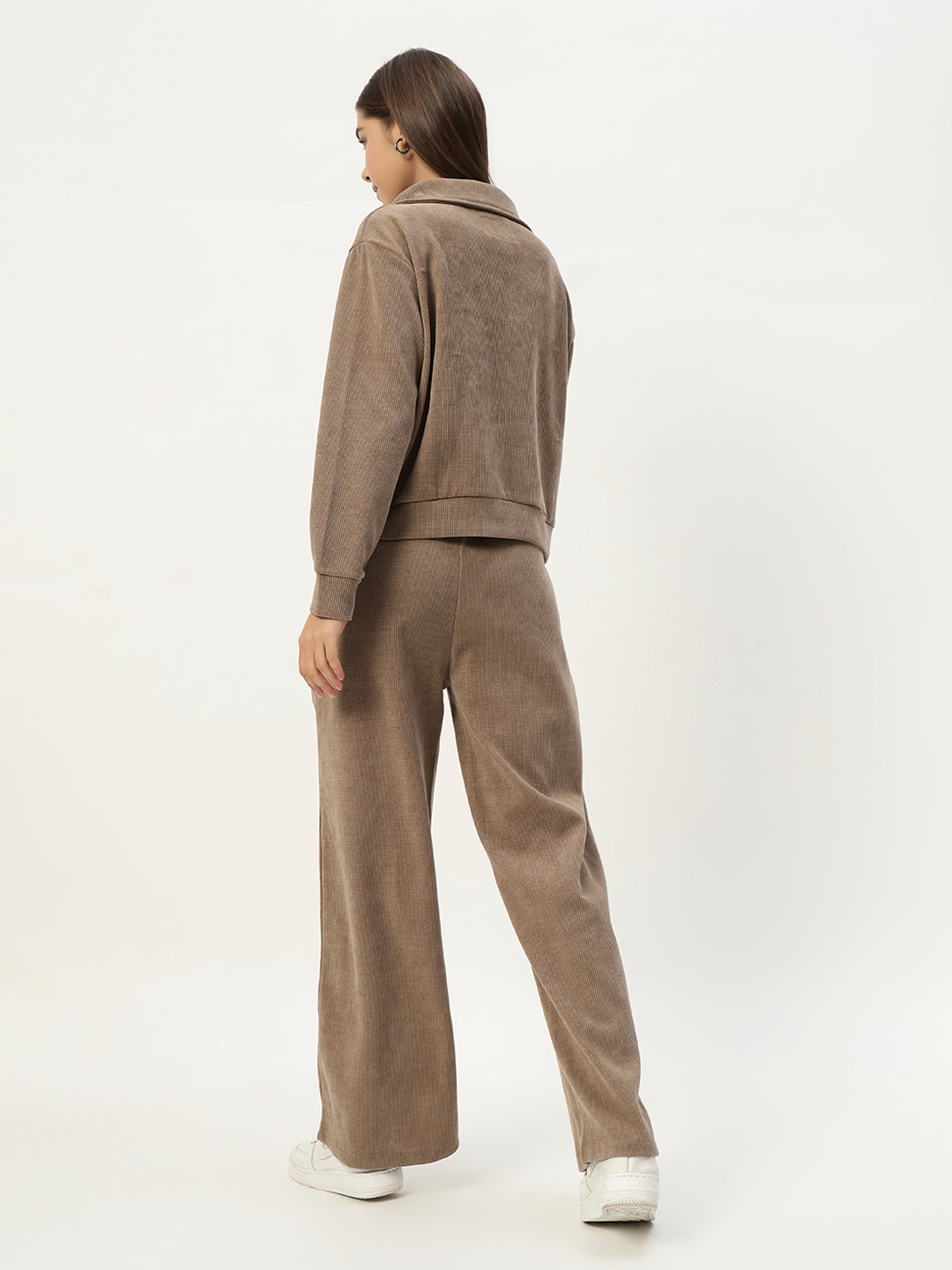 EVERYDAY WOOLEN CO ORD SET GREIGE