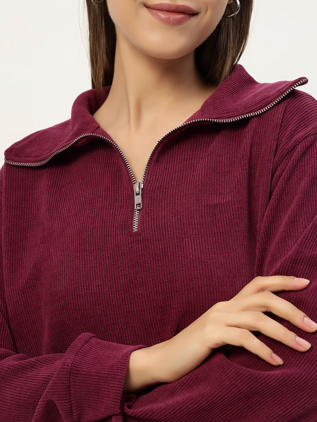 EVERYDAY WOOLEN CO ORD SET MAGENTA