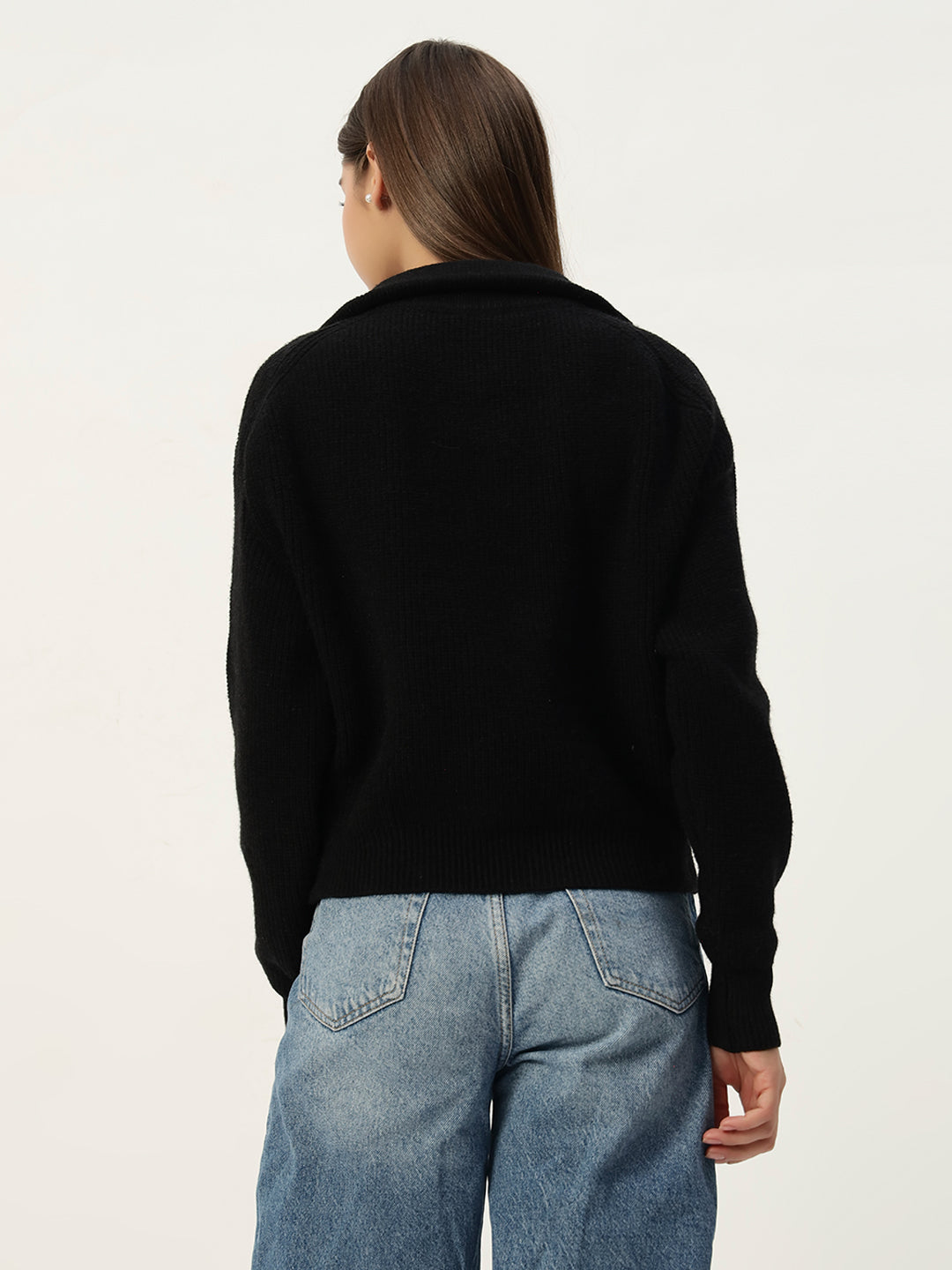 PREMIUM KNIT BLACK JUMPER