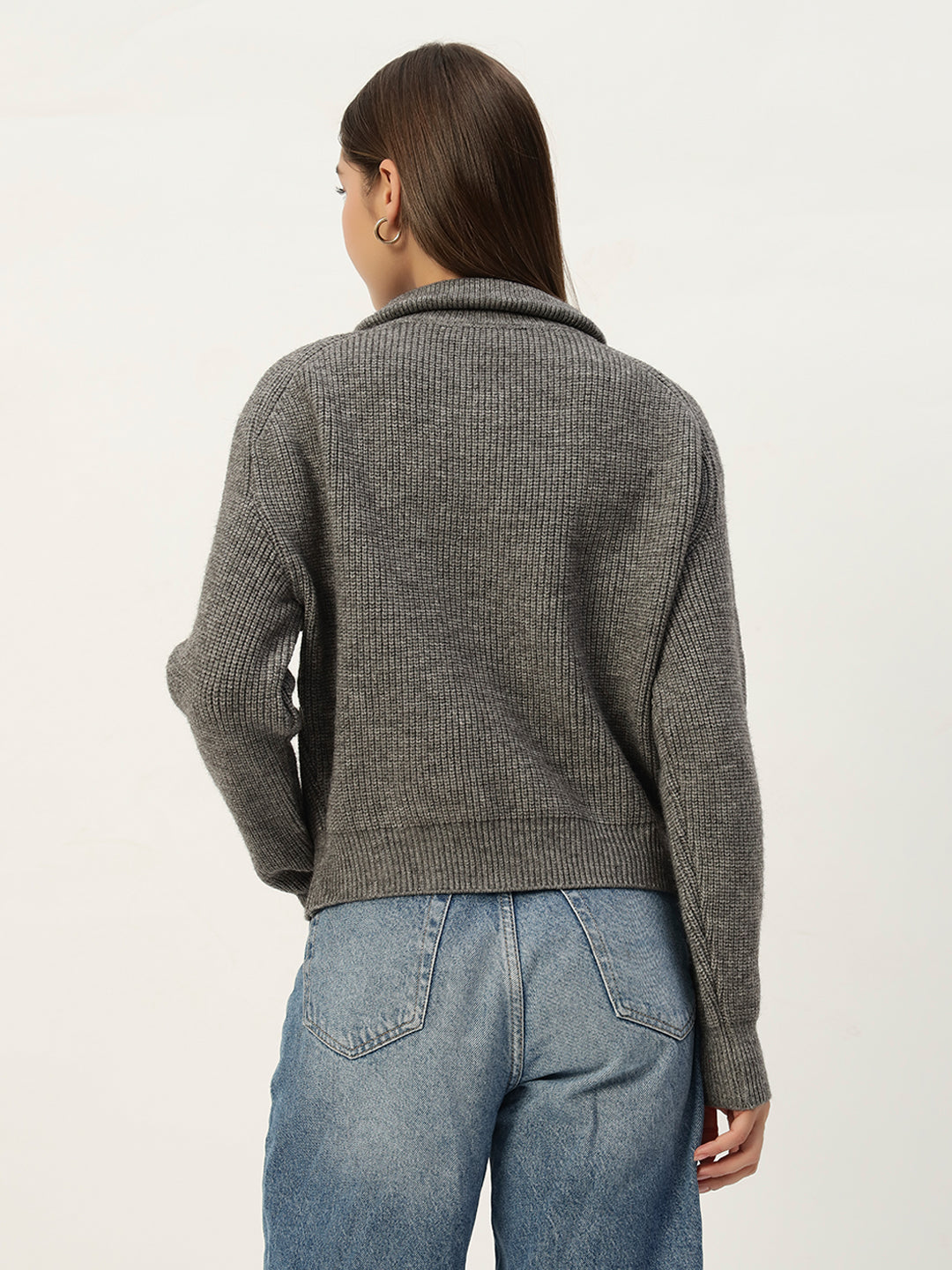 PREMIUM KNIT GREY JUMPER
