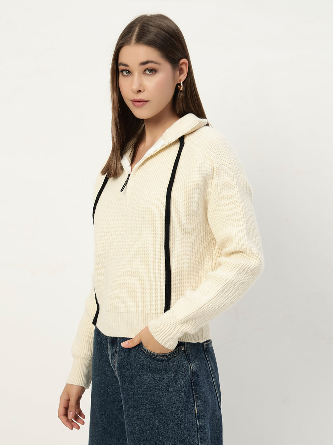 PREMIUM KNIT WHITE JUMPER
