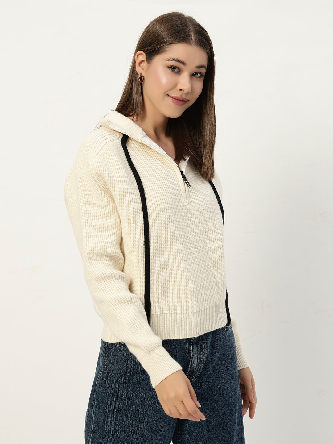 PREMIUM KNIT WHITE JUMPER