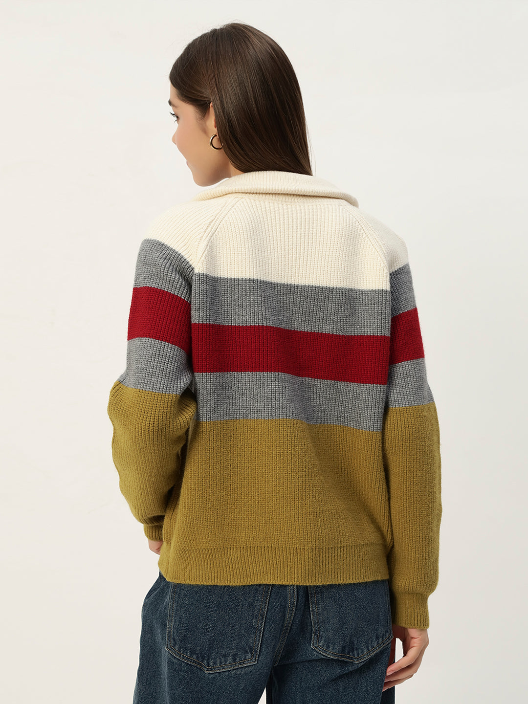 MULTICOLOR ZIPPER GREEN