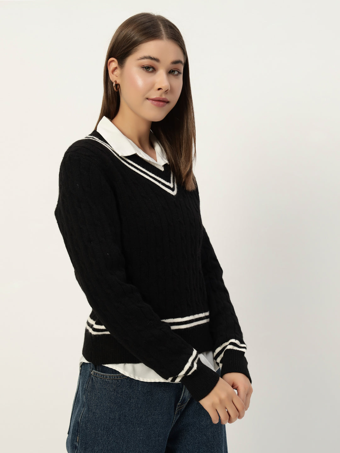 OLDSKOOL JERSEY JUMPER BLACK