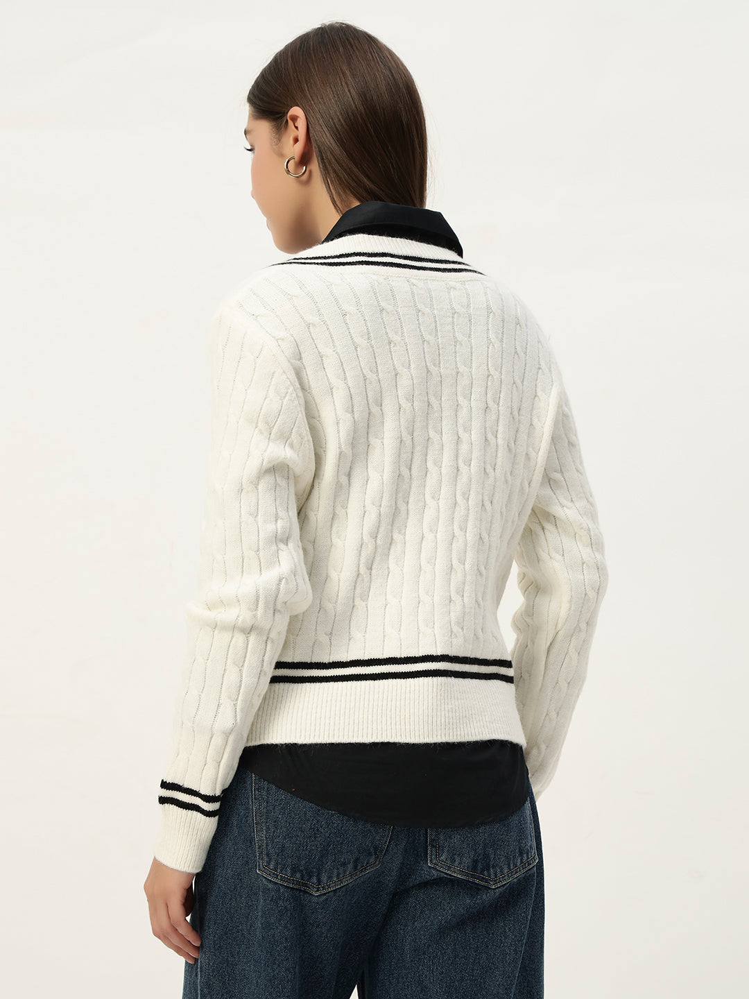 OLDSKOOL JERSEY JUMPER WHITE