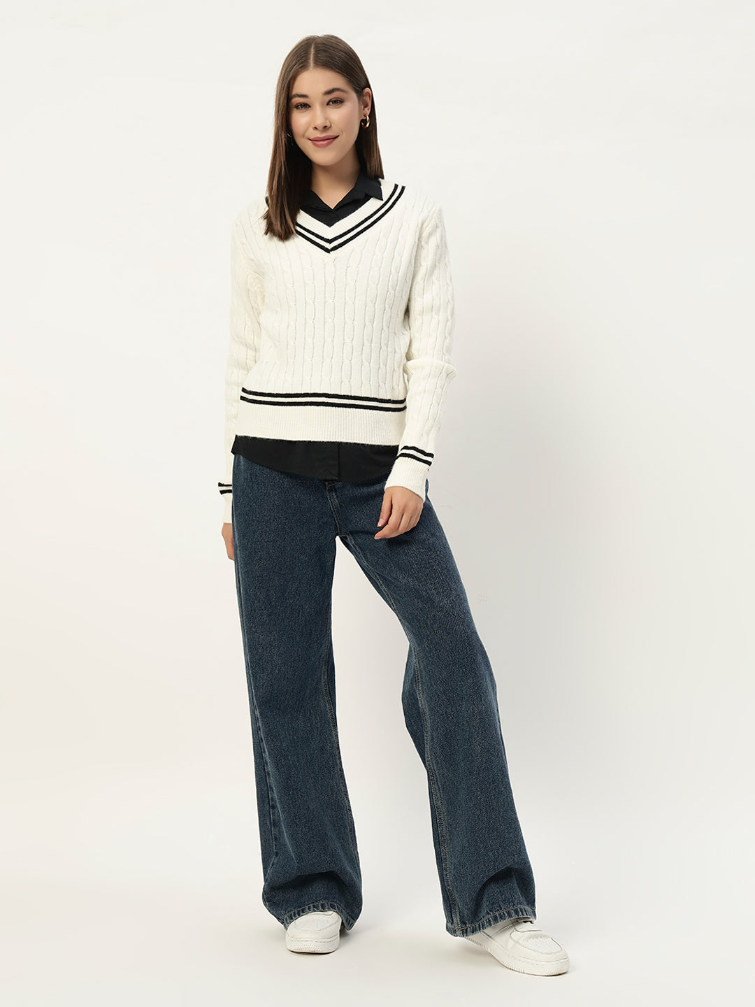 OLDSKOOL JERSEY JUMPER WHITE