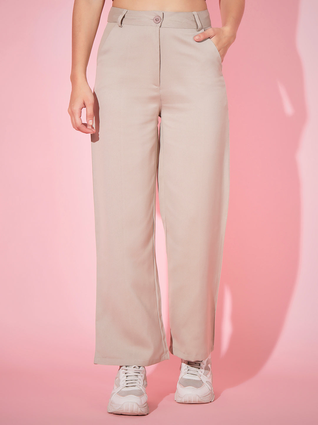 Korean Pants-Beige