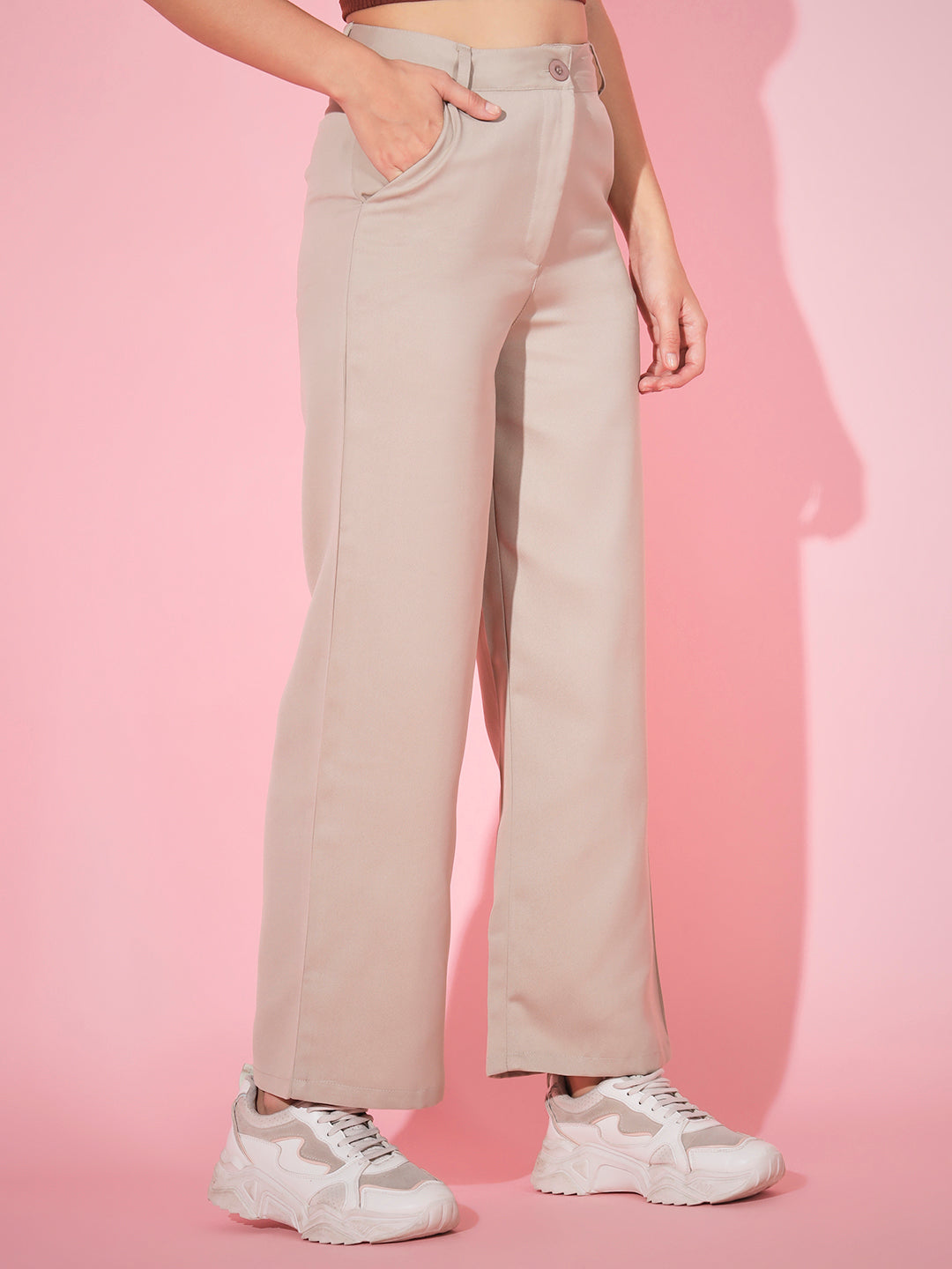 Korean Pants-Beige