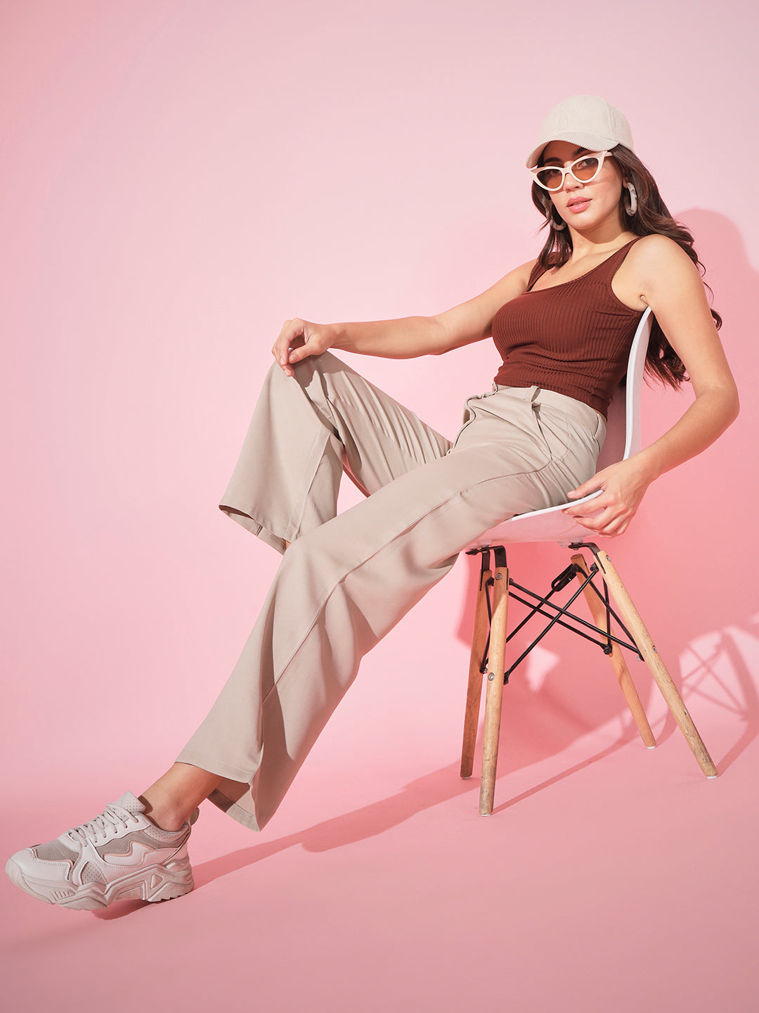 Korean Pants-Beige