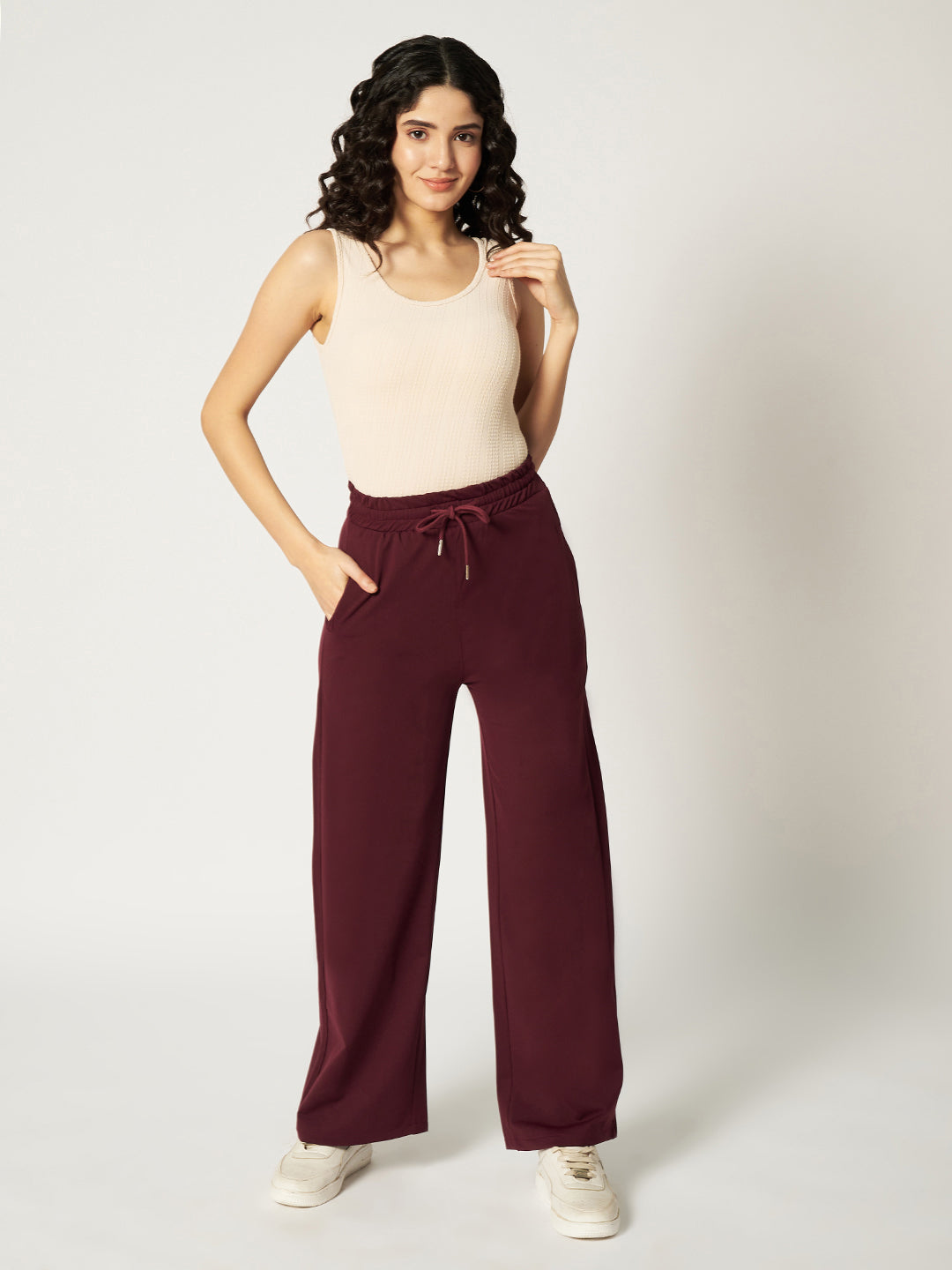 CUT SLEEVE BODYSUIT-BEIGE