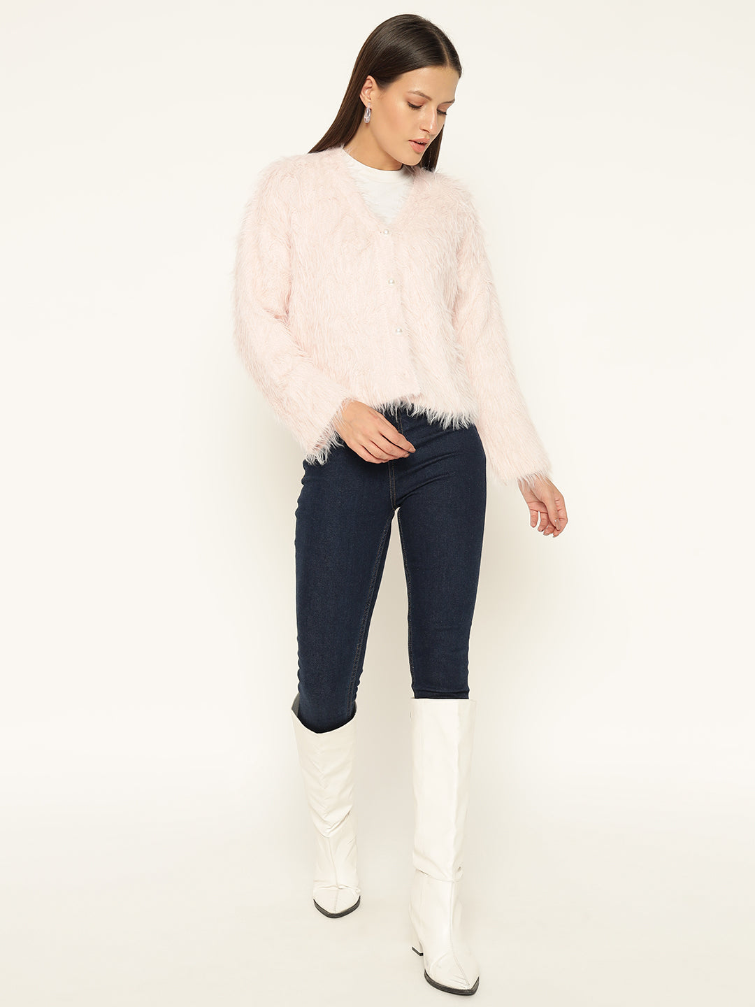 SOFT FUR SWEATER-PINK