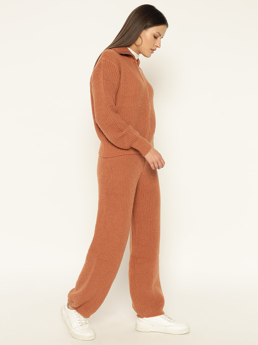 PREMIUM KNITTED CO ORDS- RUST