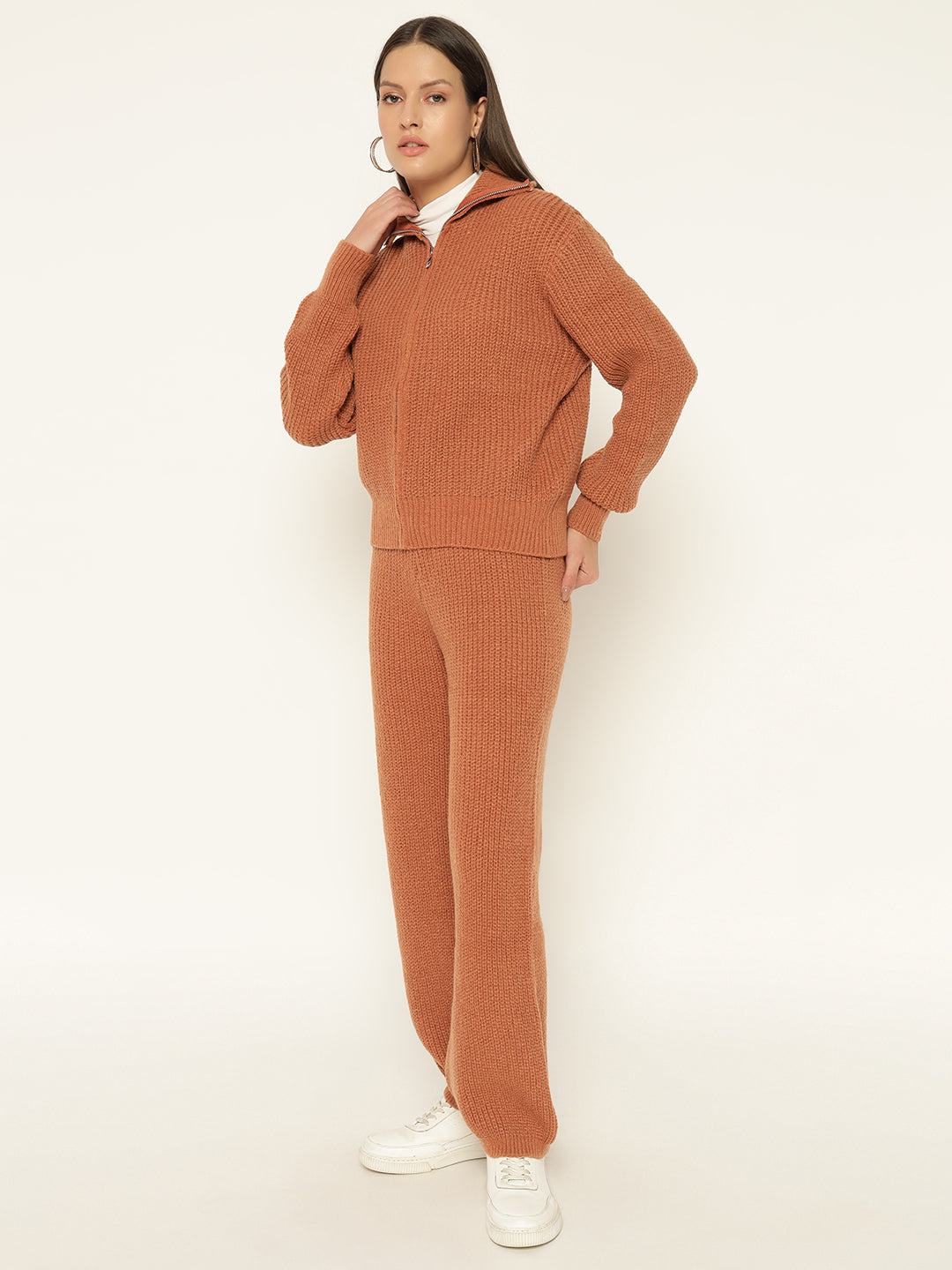PREMIUM KNITTED CO ORDS- RUST