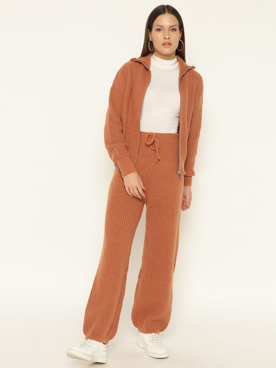 PREMIUM KNITTED CO ORDS- RUST