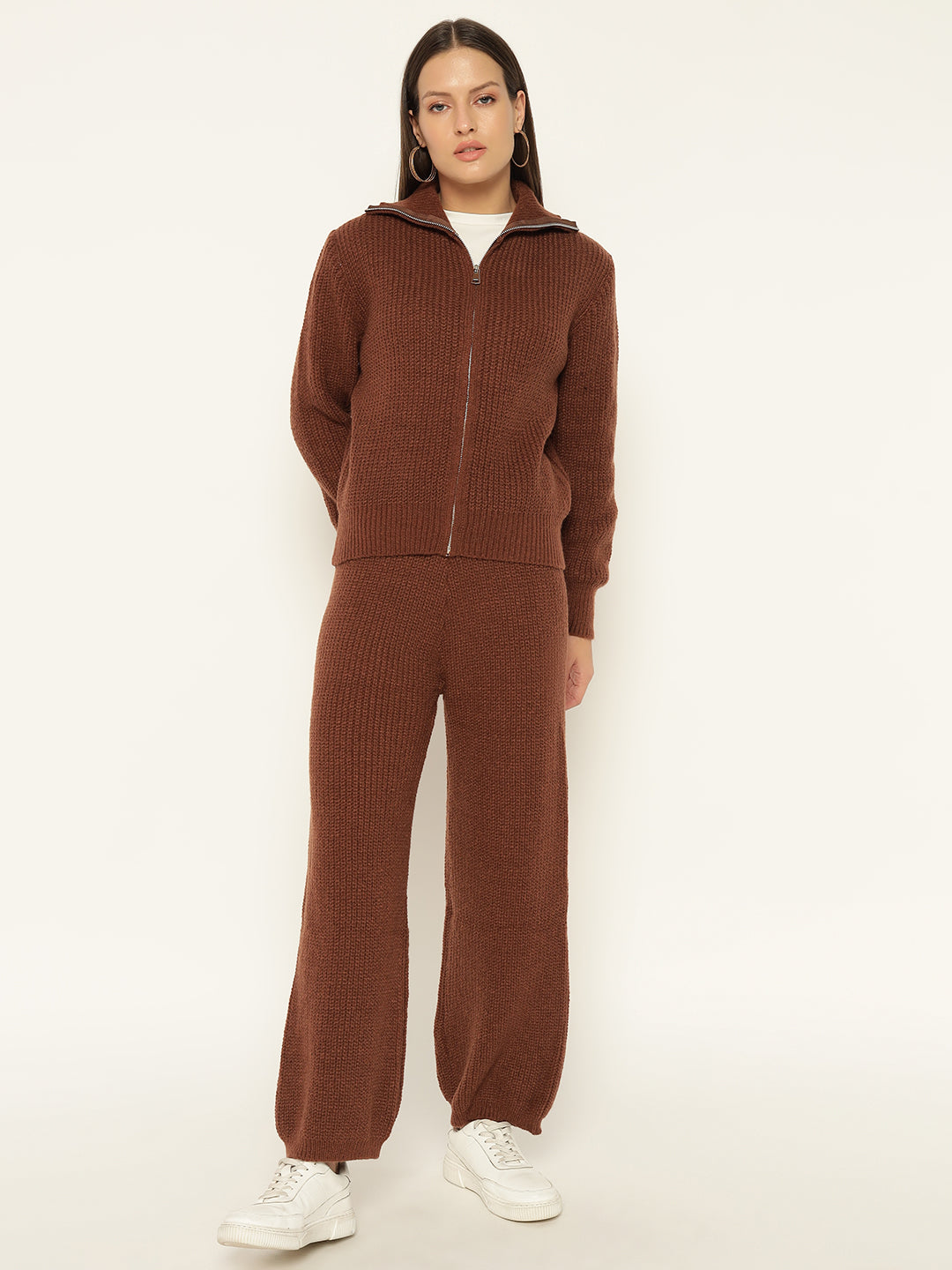 PREMIUM KNITTED CO ORDS- BROWN