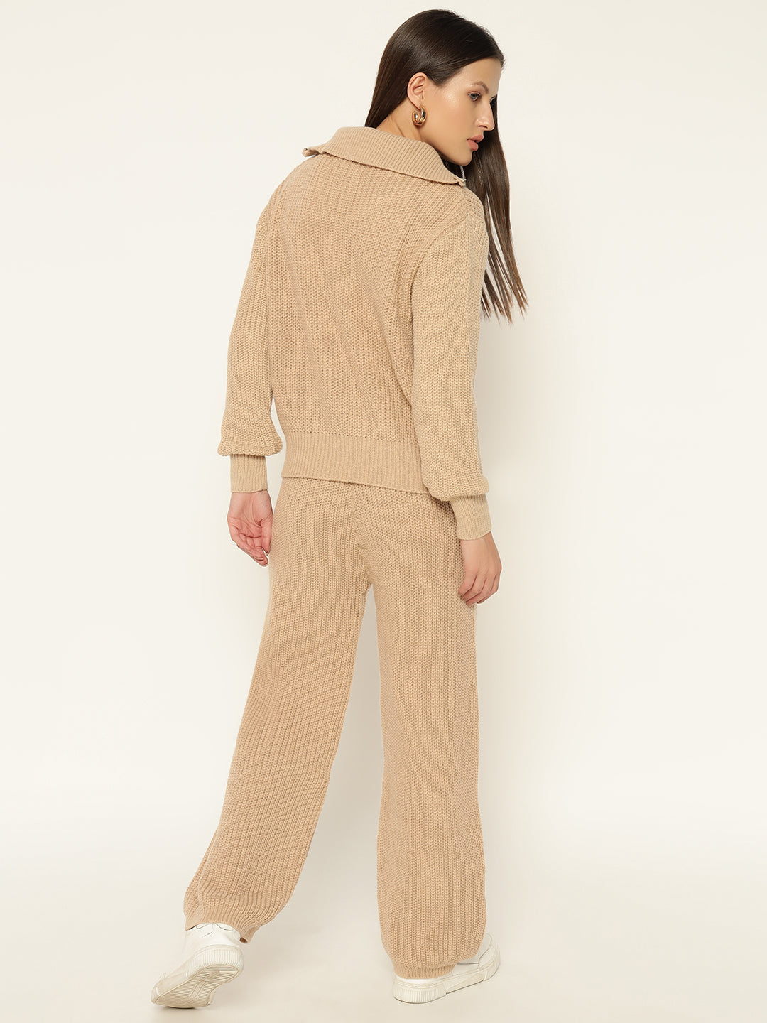 PREMIUM KNITTED CO ORDS- LIGHTBROWN