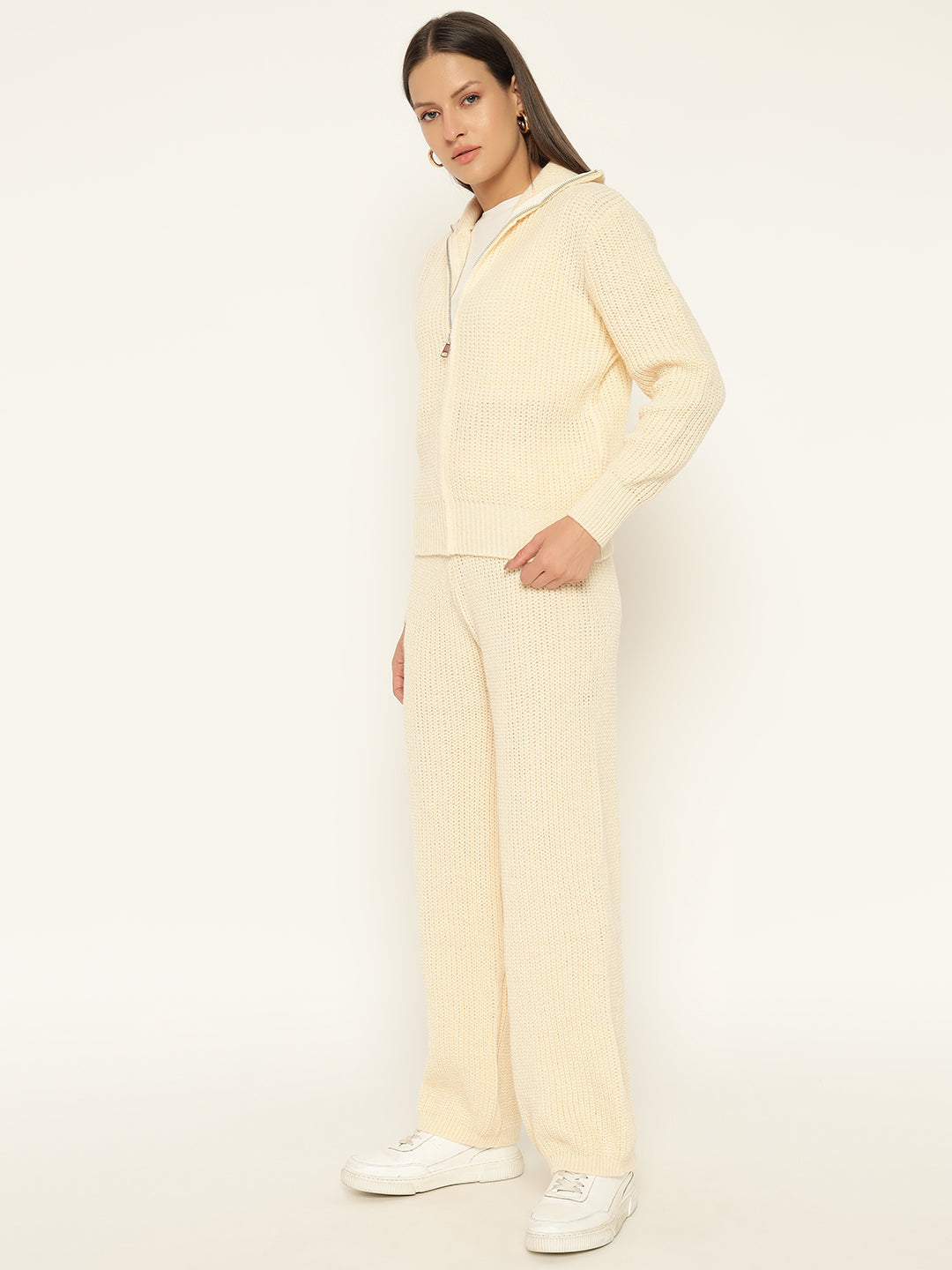 PREMIUM KNITTED CO ORDS- BEIGE