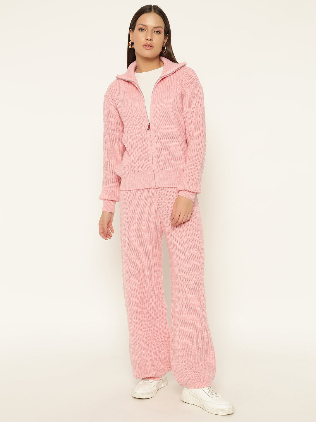 PREMIUM KNITTED CO ORDS- PINK