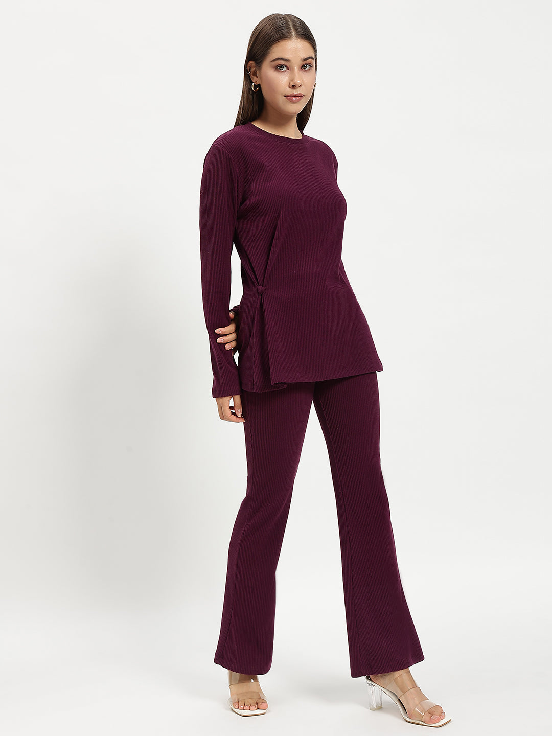 WINE PURE CORDUROY CO ORD WOMEN