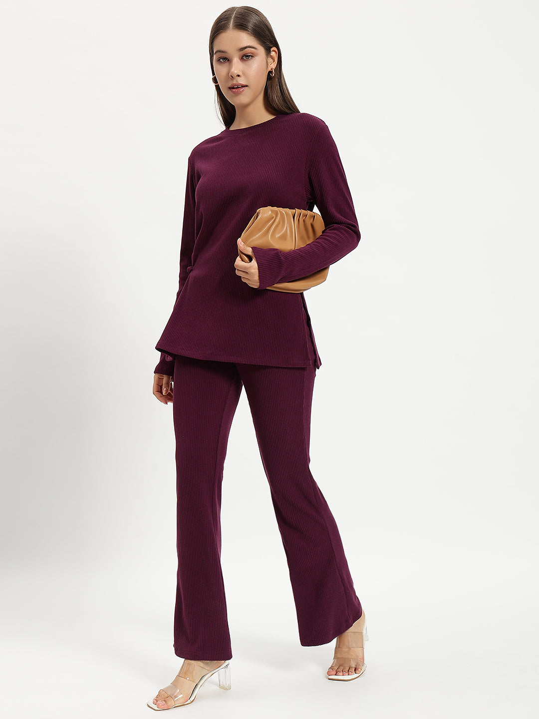 WINE PURE CORDUROY CO ORD WOMEN