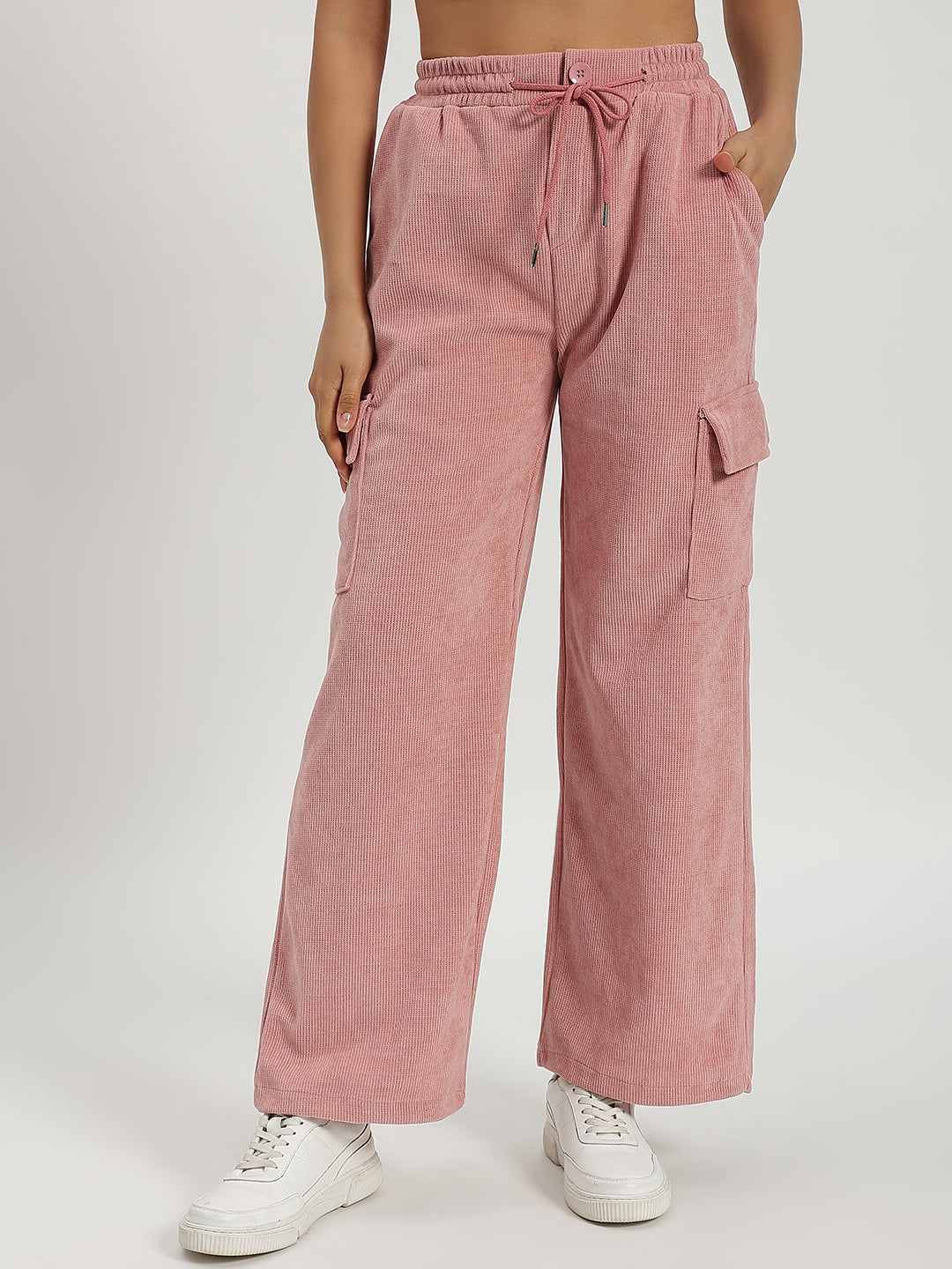 WOMEN WOOLEN CARGO PINK