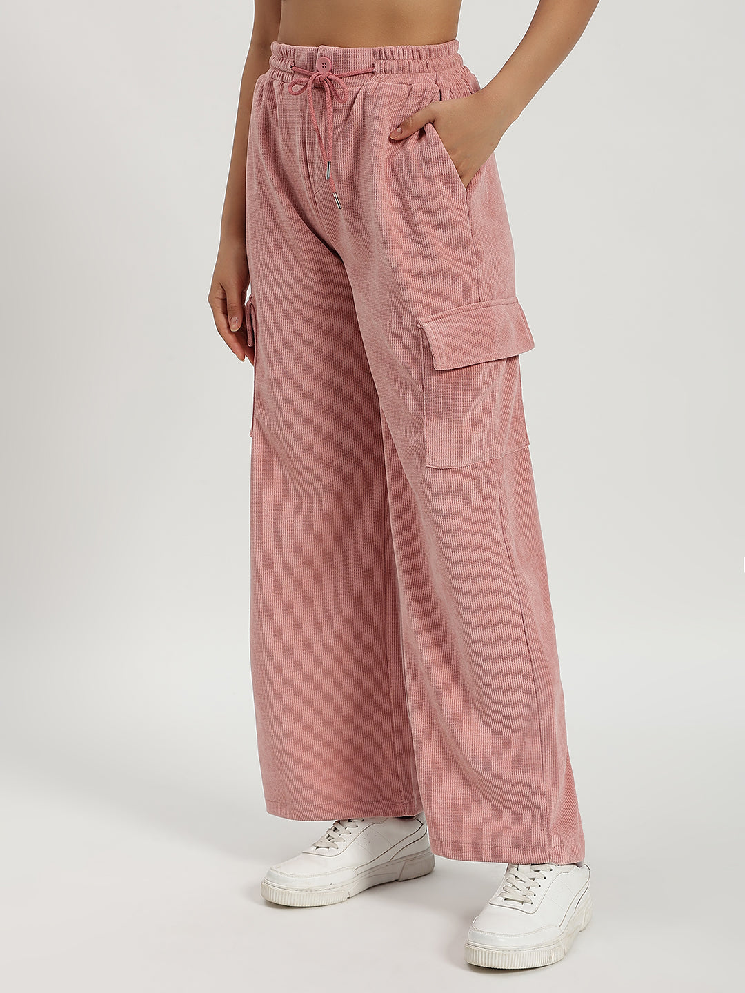 WOMEN WOOLEN CARGO PINK
