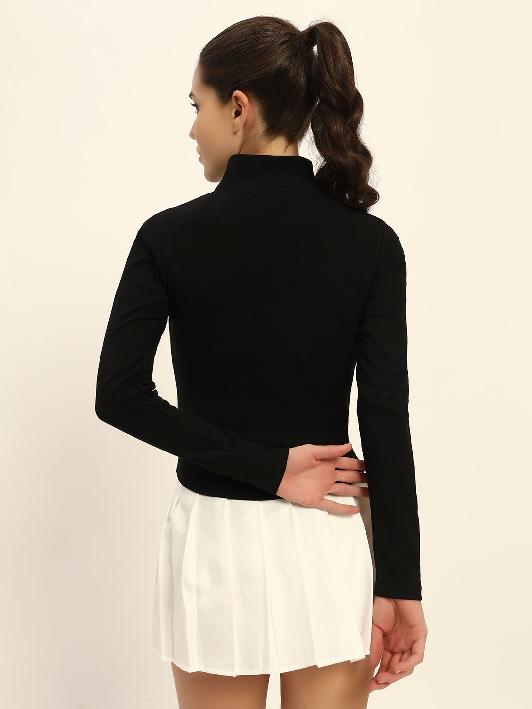 BLACK SCULPTOR JACKET COTTON