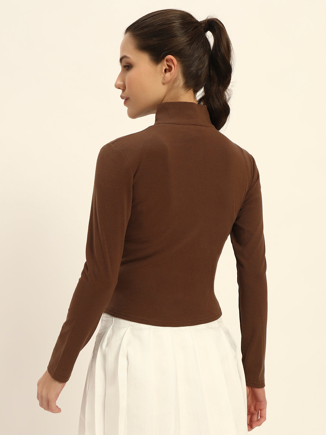 BROWN SCULPTOR JACKET COTTON