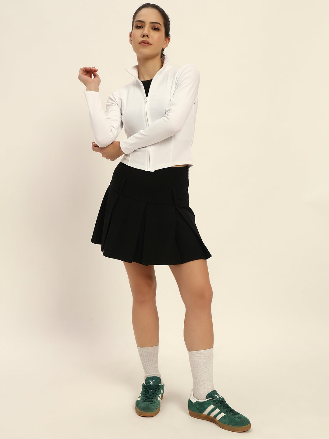 WHITE SCULPTOR JACKET COTTON