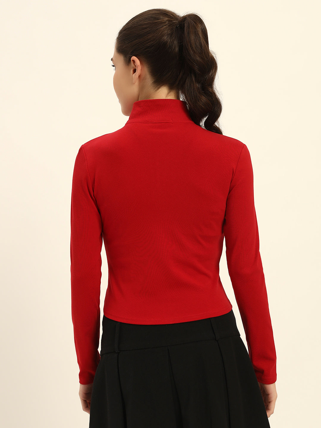 RED SCULPTOR JACKET COTTON