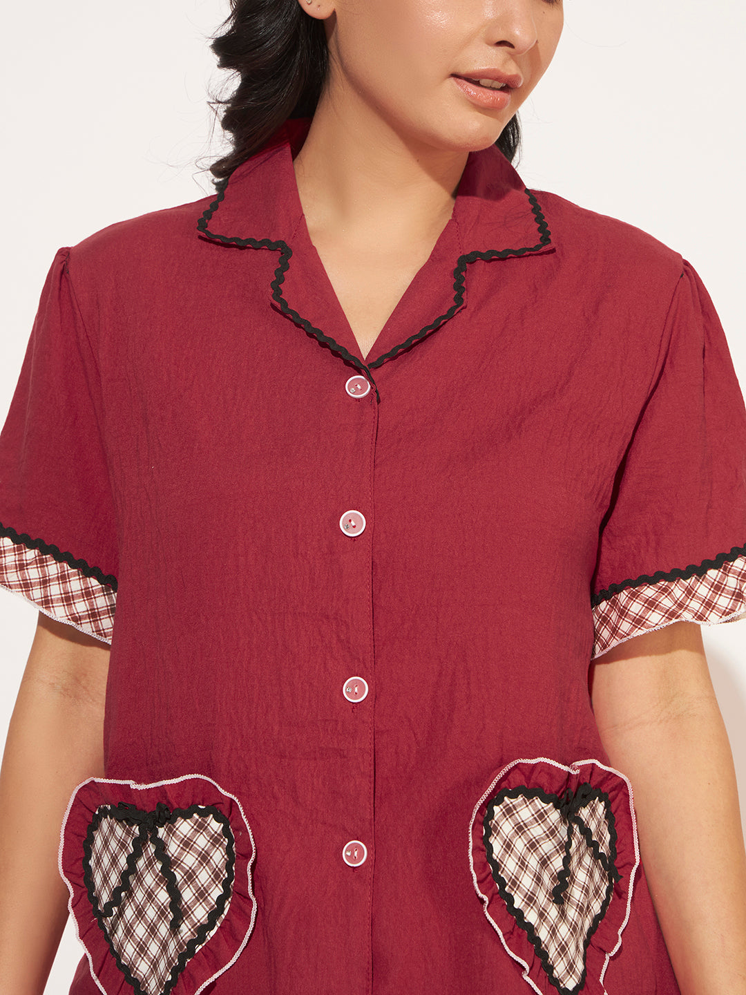 CUTE KOREAN LOUNGE SET RED