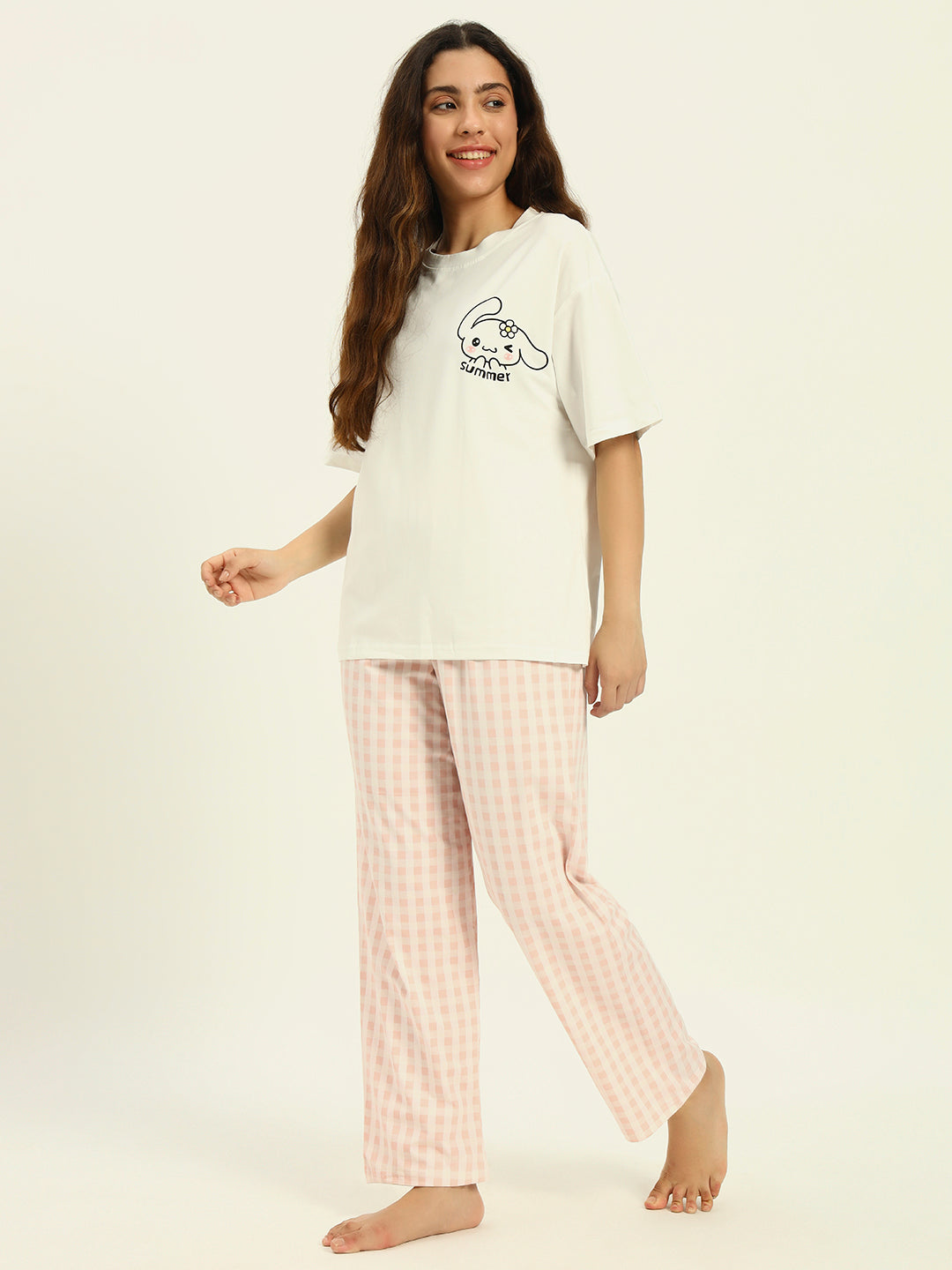 The Cozy Pj Set White