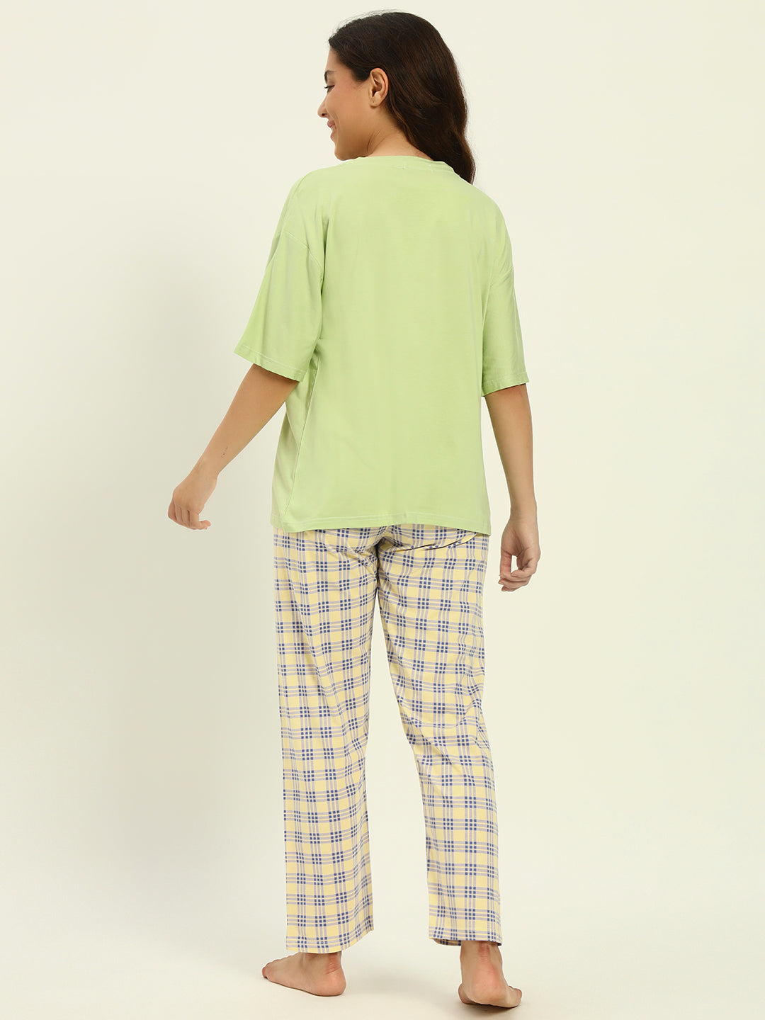 The Cozy Pj Set Mint Green