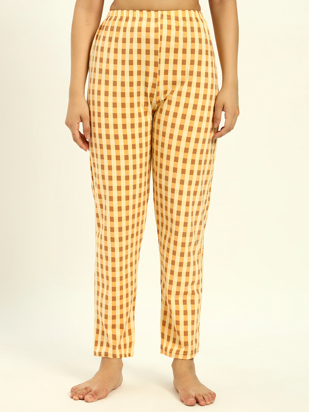 The Cozy Pj Set Yellow checks