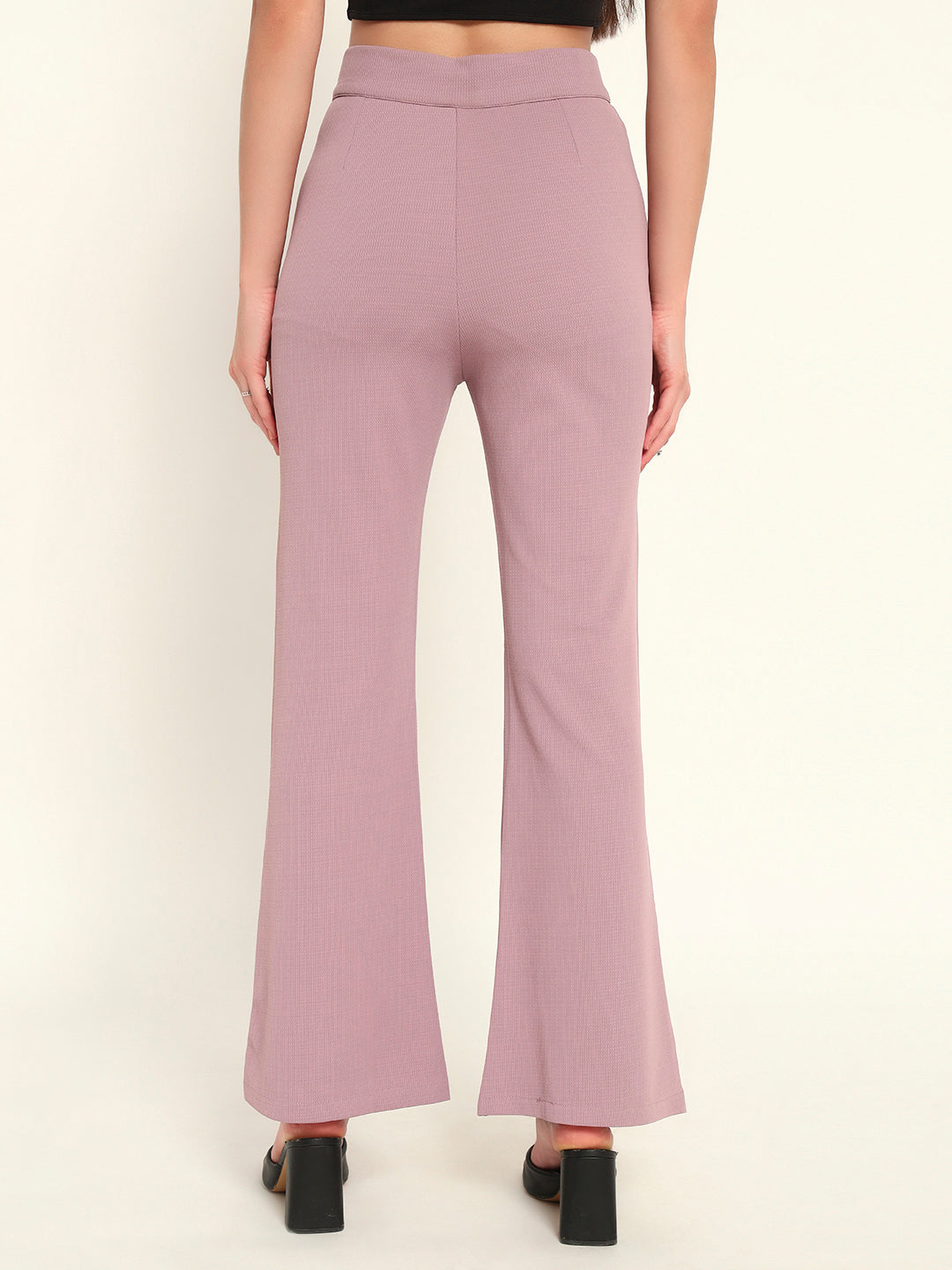 Women's Formal Boot cut trousers Onion Pink