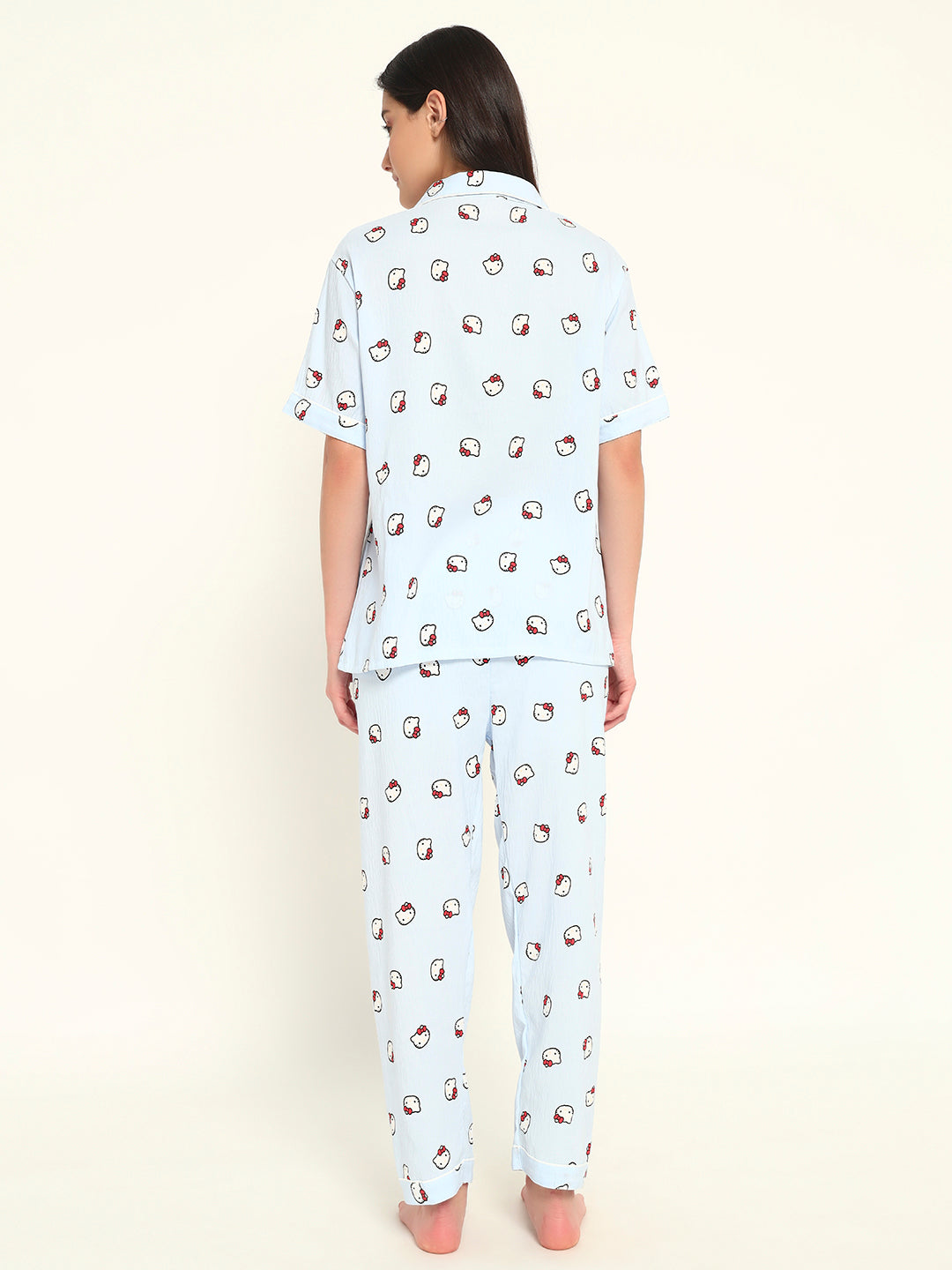 3 pc Korean Night suit Set-Panda