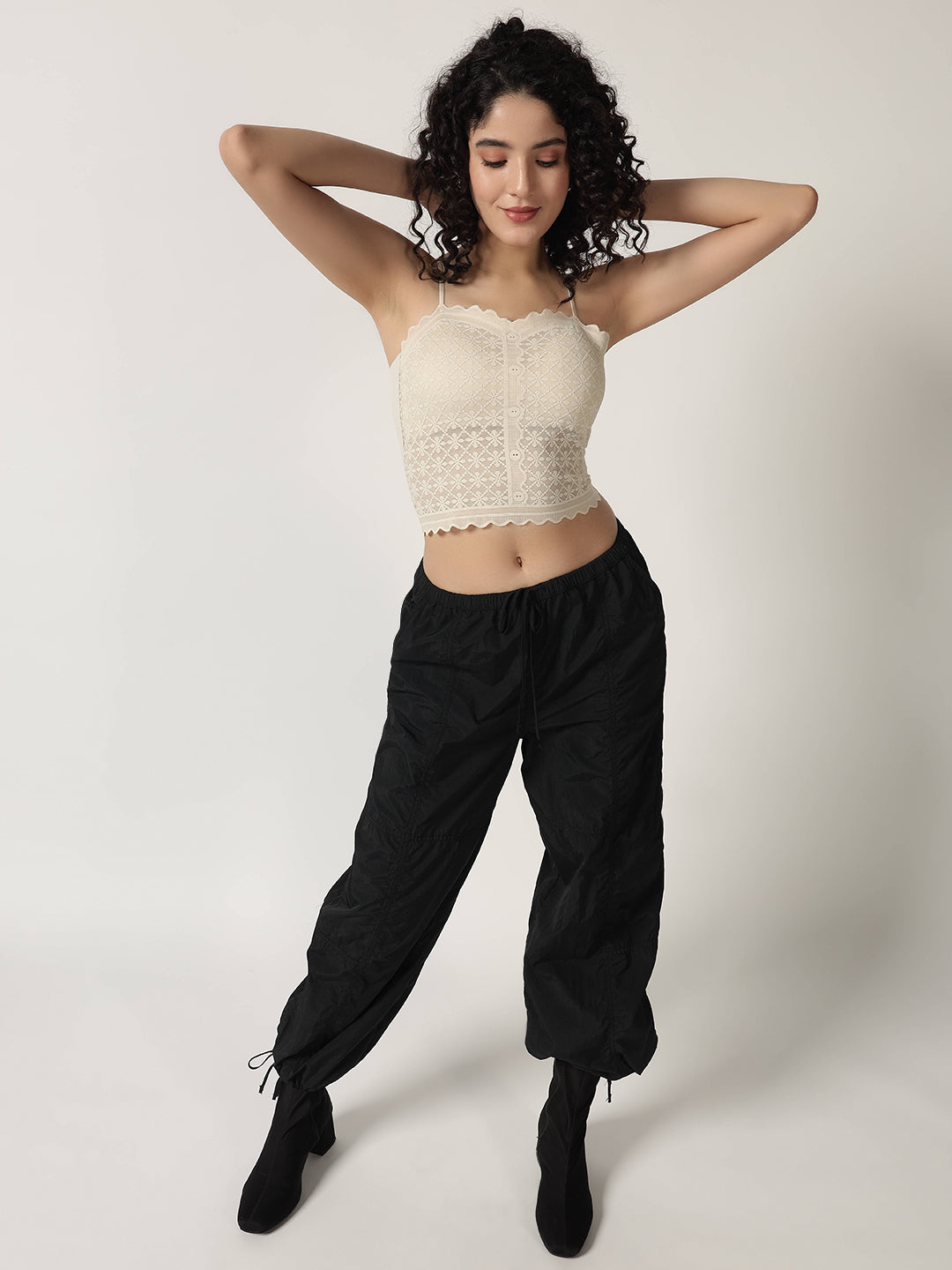 OFF WHITE PADDED CAMI TOP