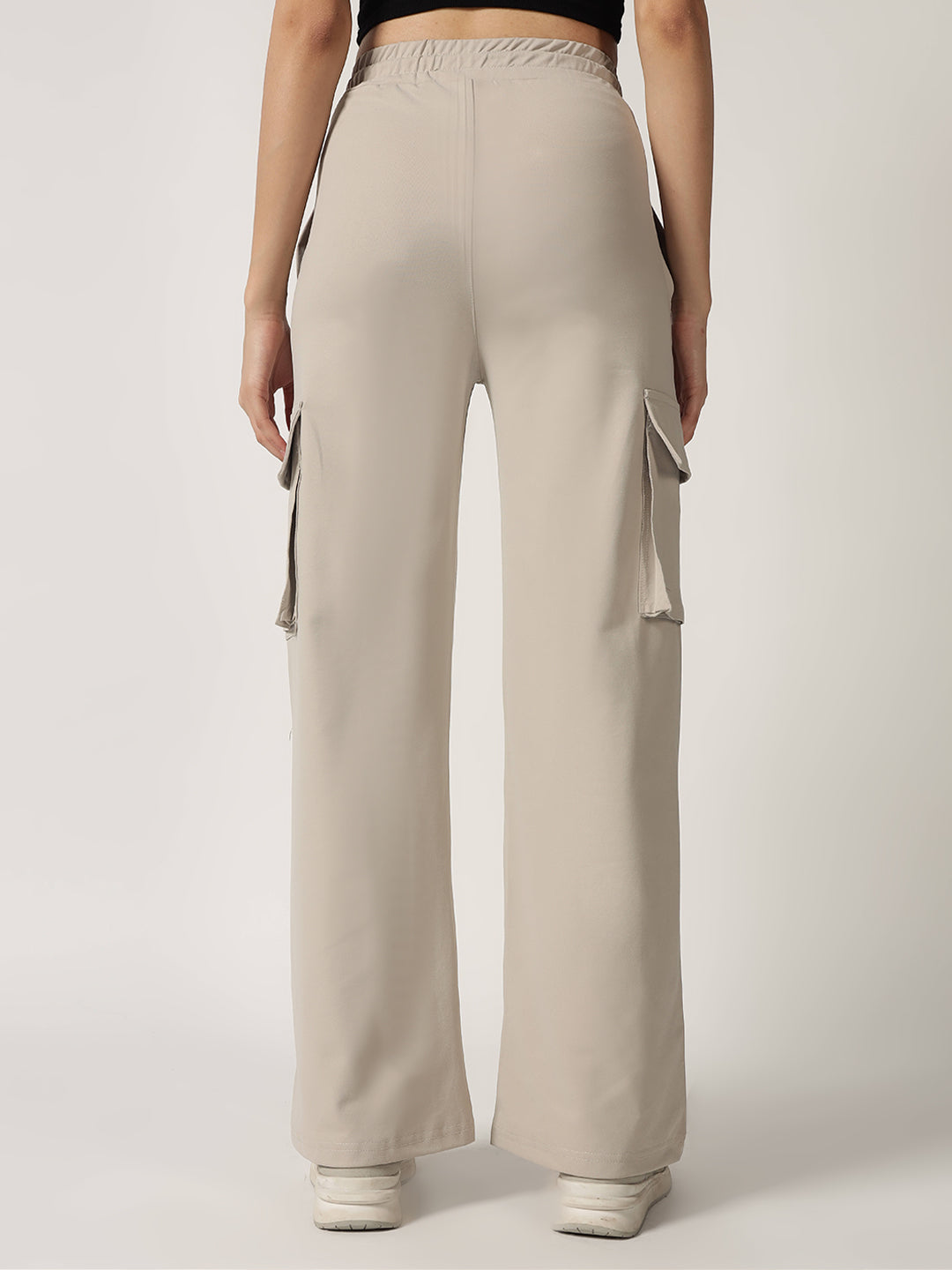 COTTON STRAIGHT FIT CARGO-BEIGE