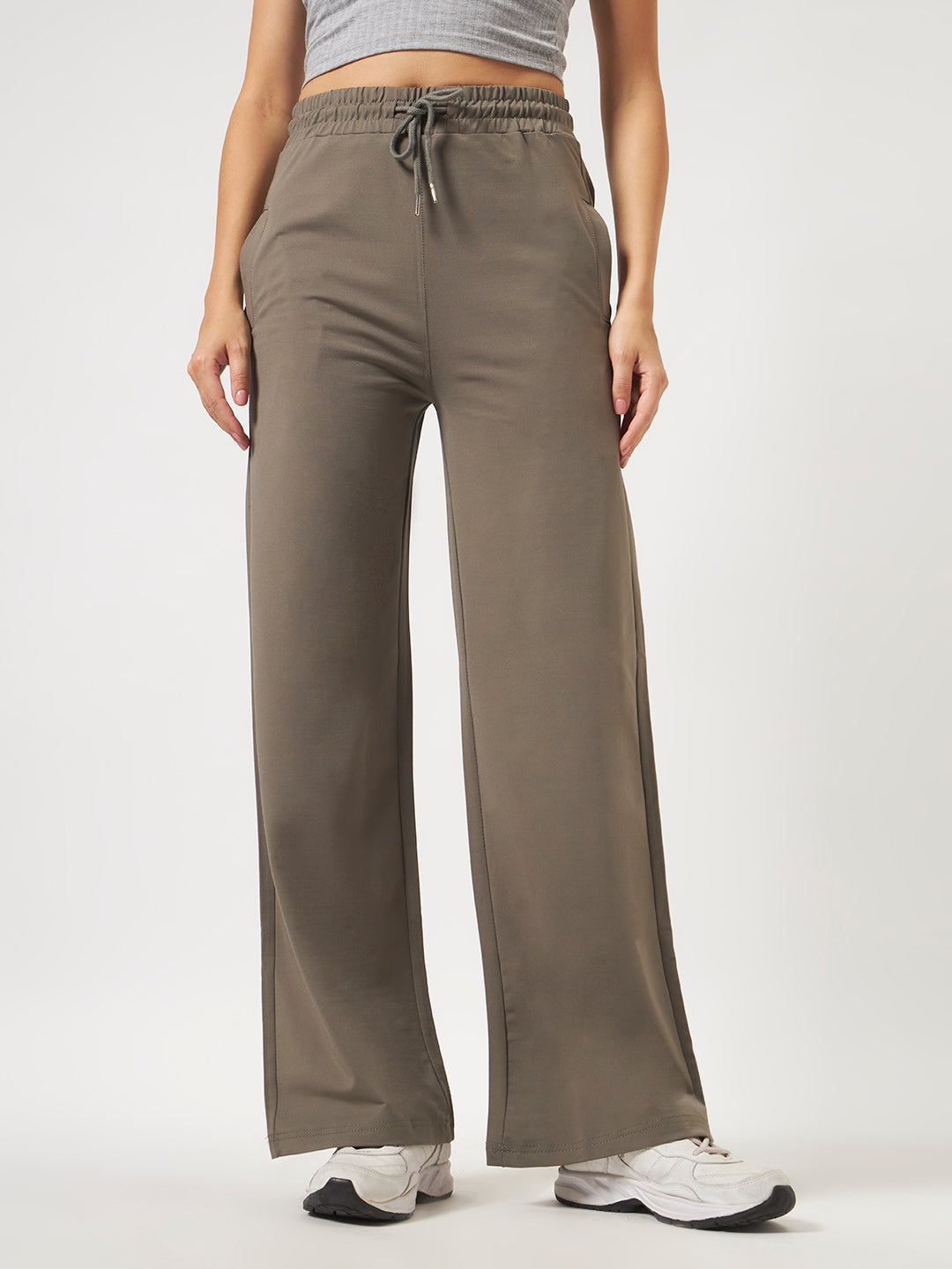 STRAIGHTFIT COTTON LOWER-CEMENT GREY