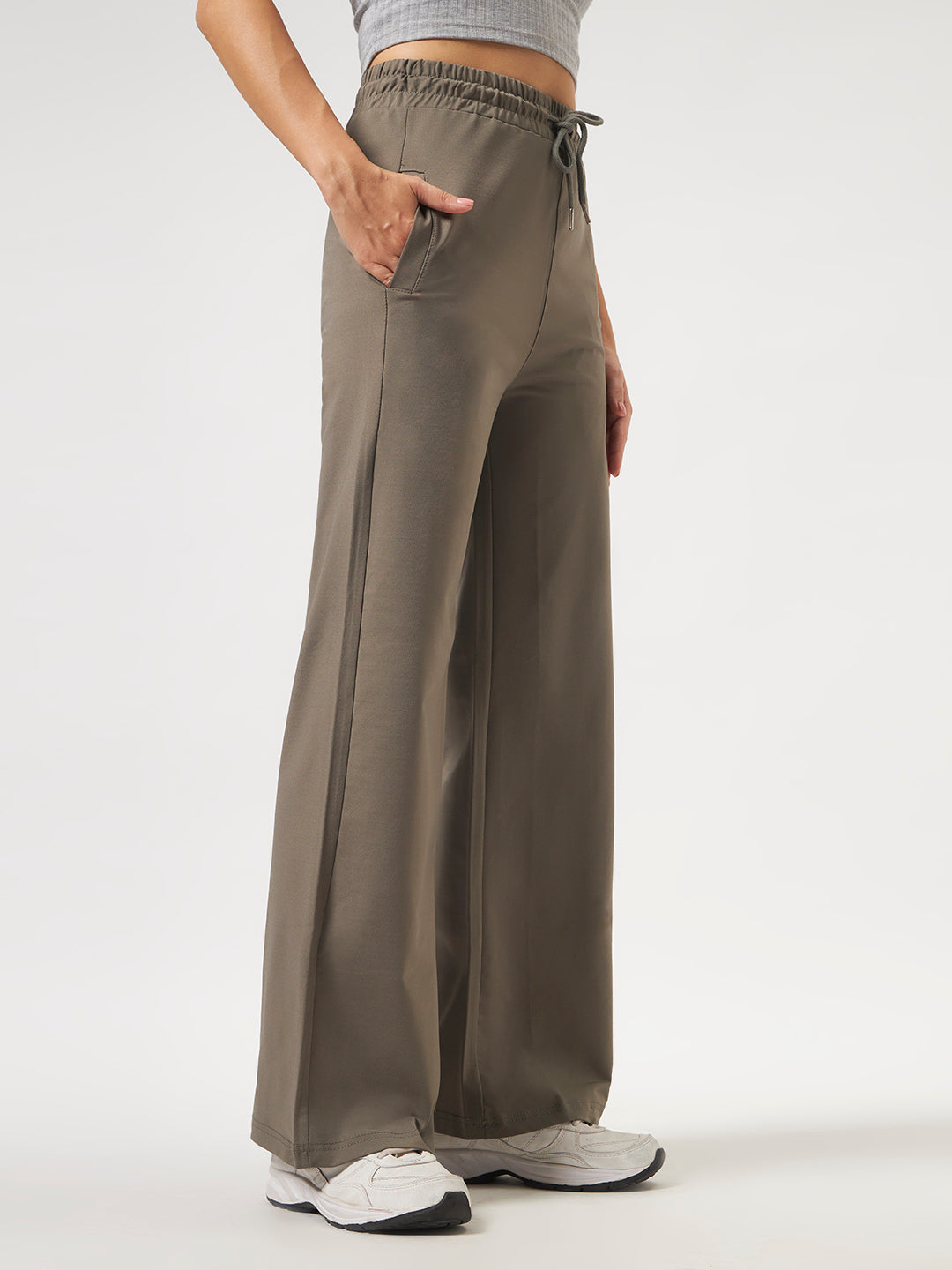 STRAIGHTFIT COTTON LOWER-CEMENT GREY