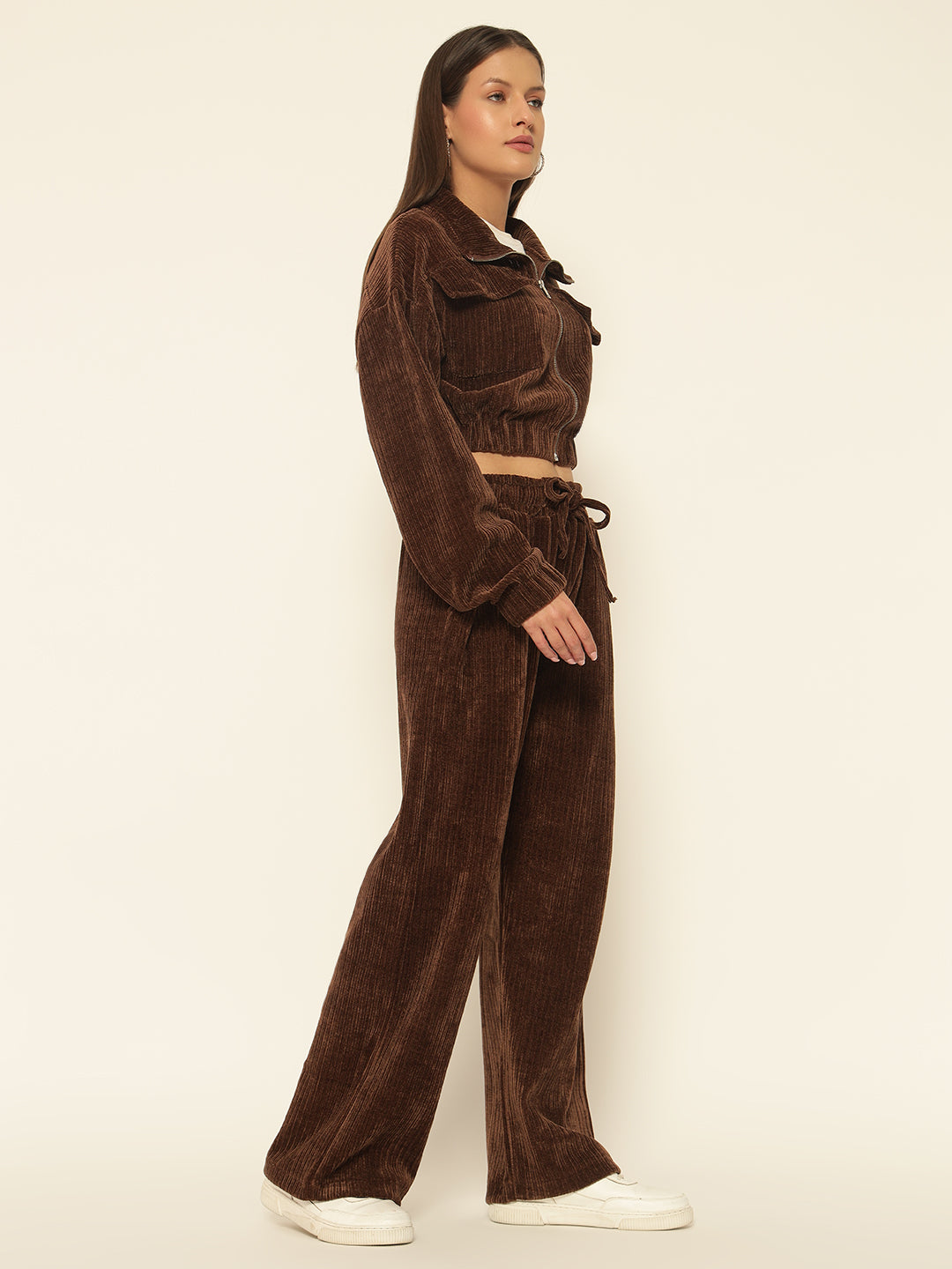UTILITY WOOLEN COORD BROWN