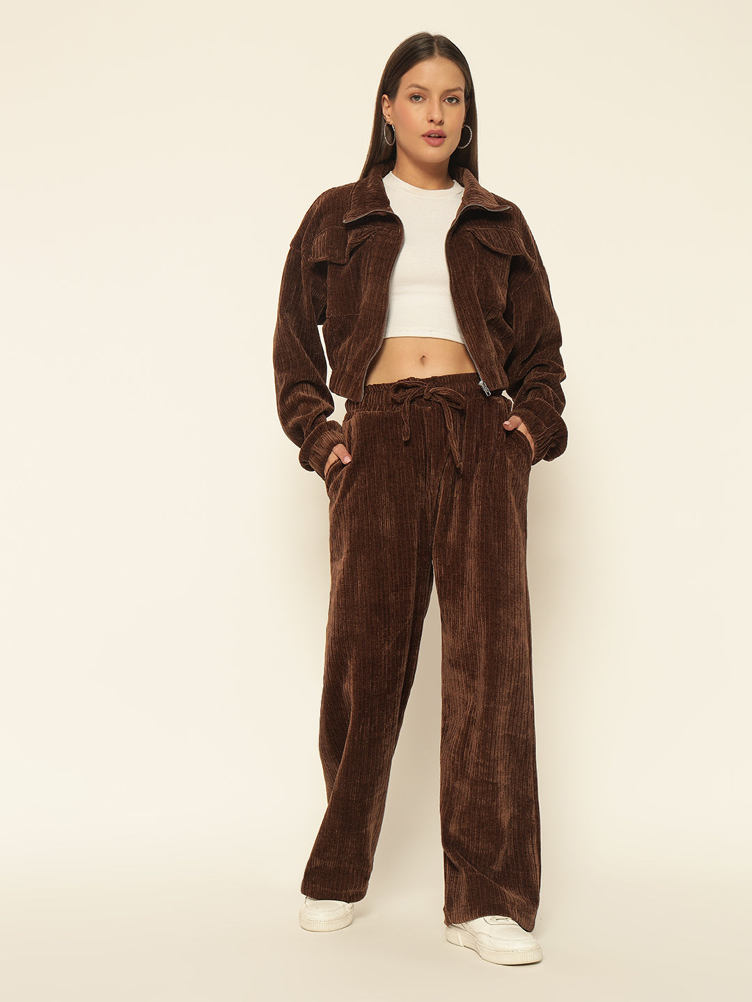 UTILITY WOOLEN COORD BROWN